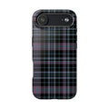 Punk Purple and Blue Plaid Phone Case