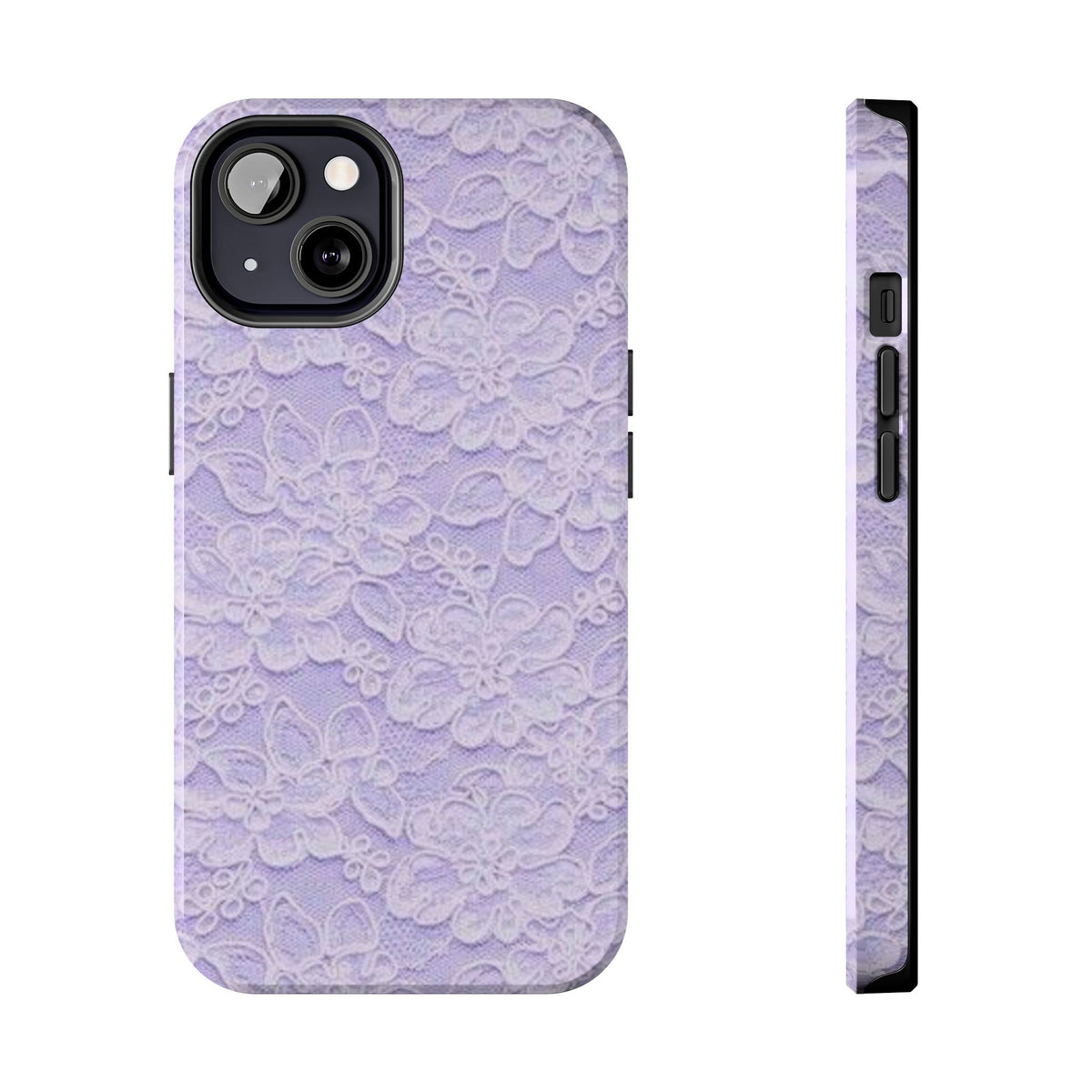 Purple Lace Cute Coquette Phone Case