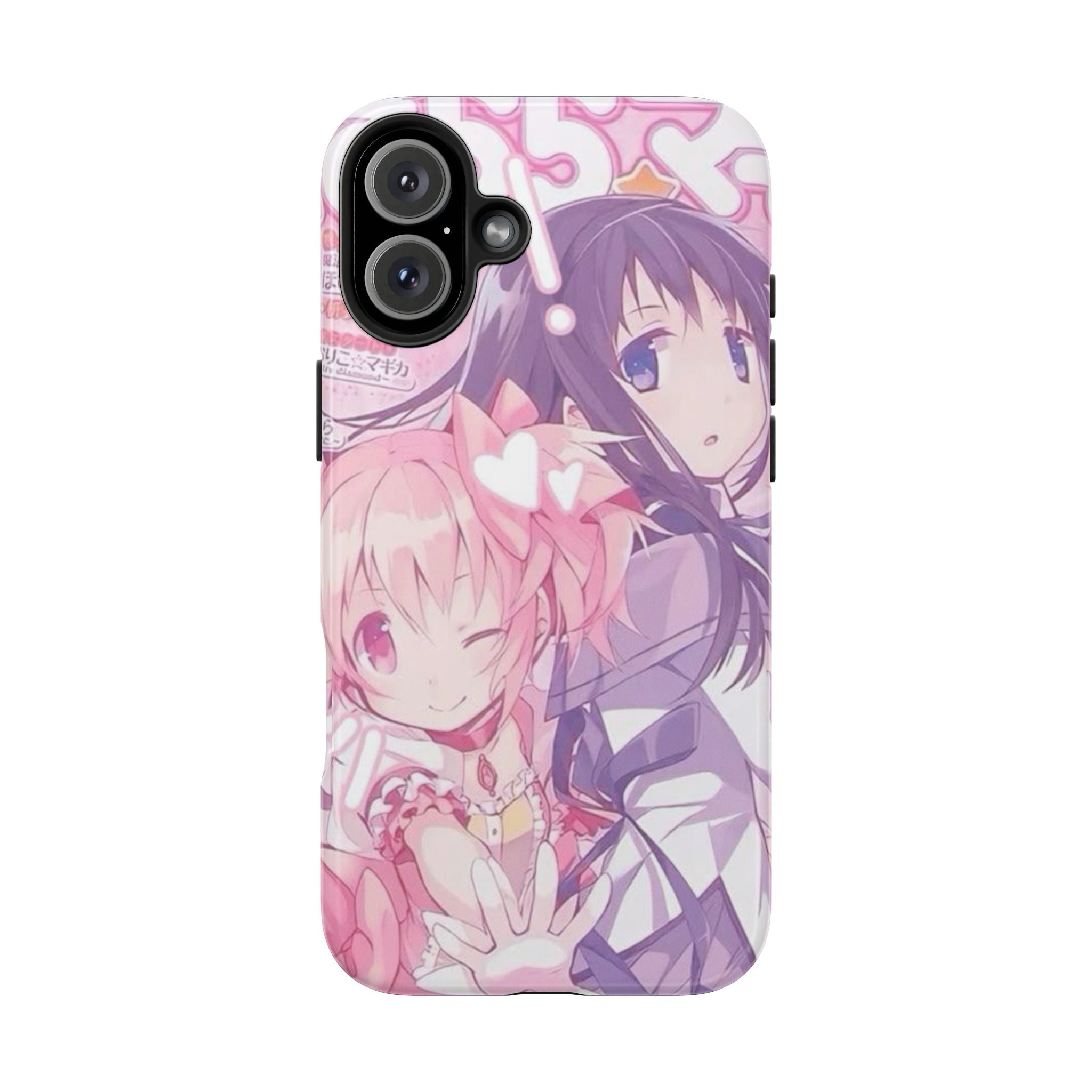 Cute Pink and Purple Anime Phone Case