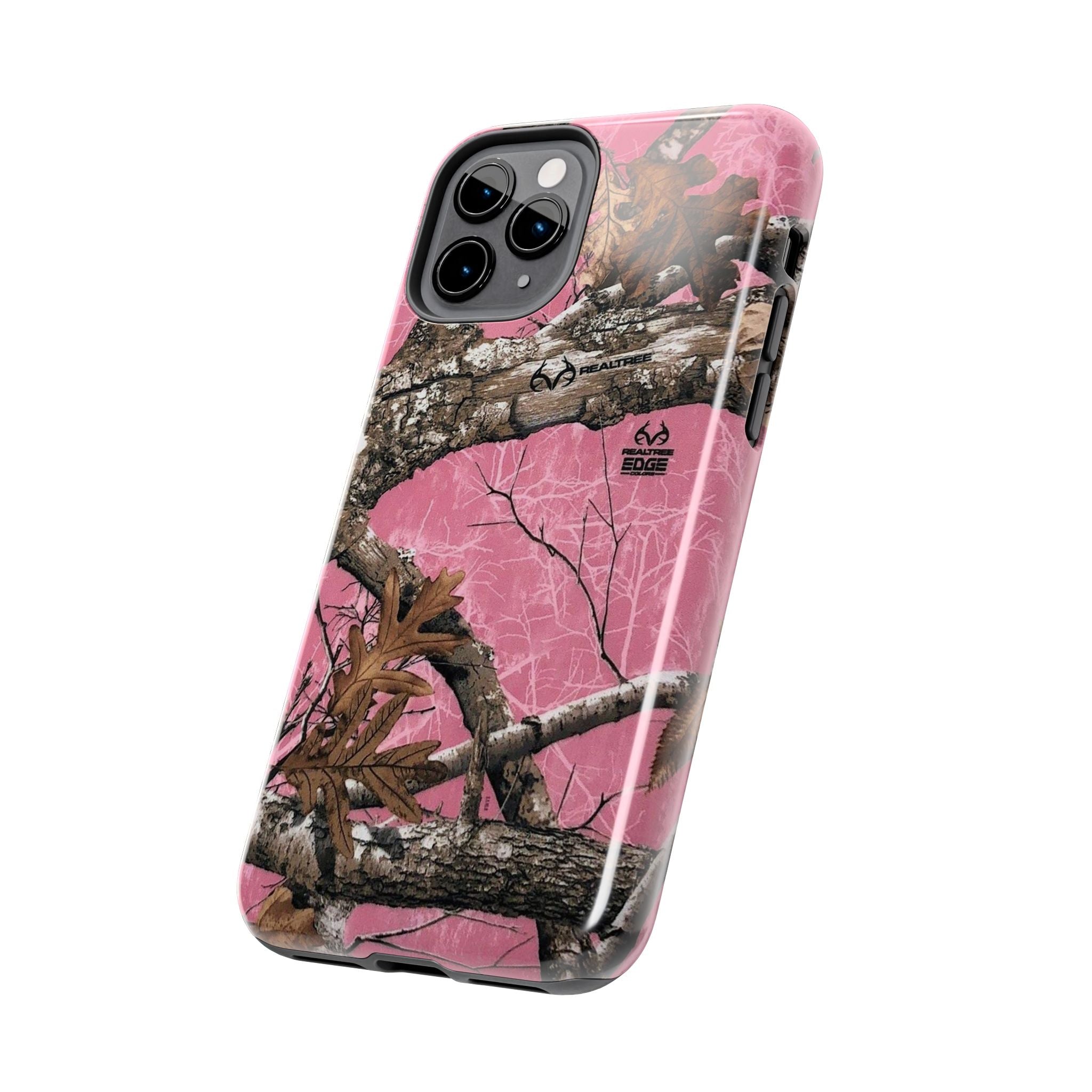 Pink Camo Real Tree Phone Case  - Tough Impact-Resistant Case