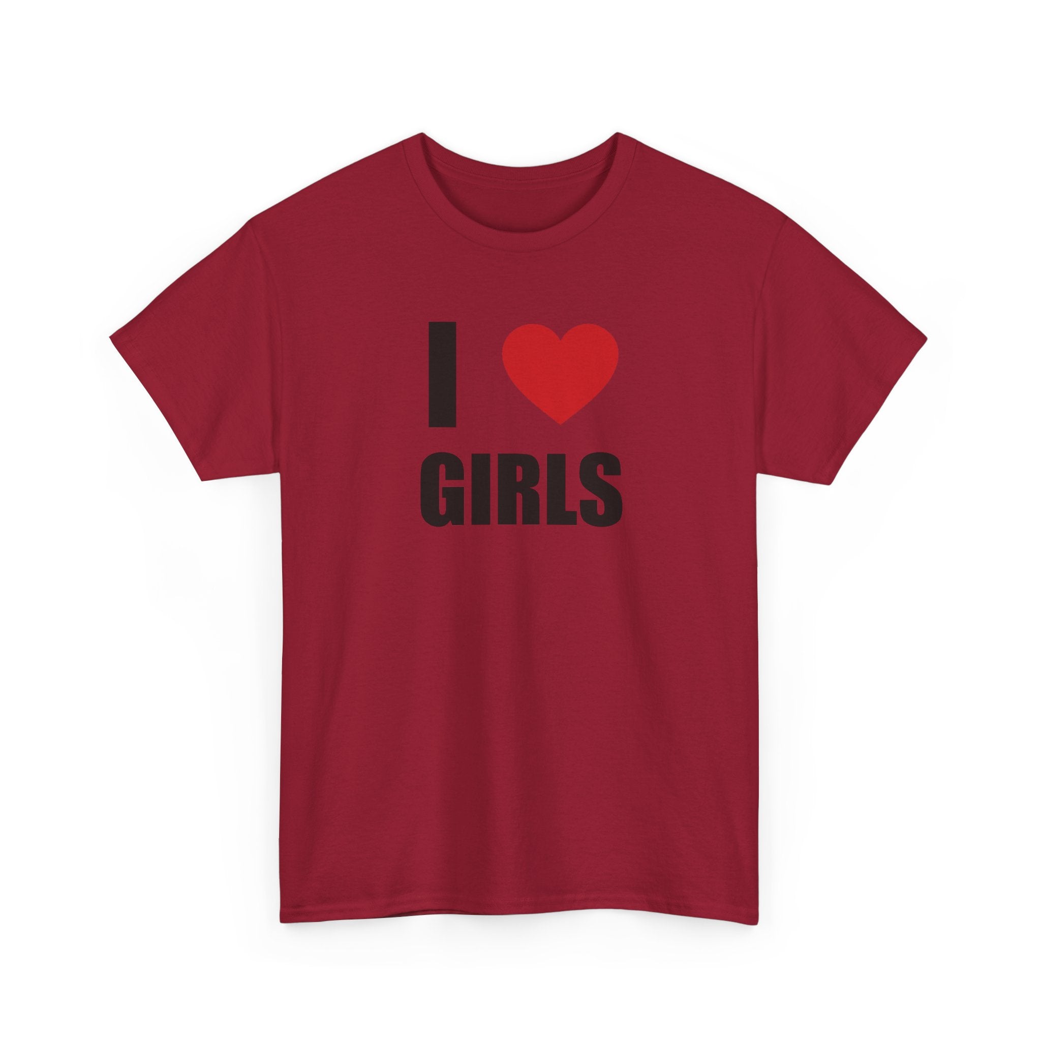 I Love Girls <3 Unisex 100% Cotton Tee