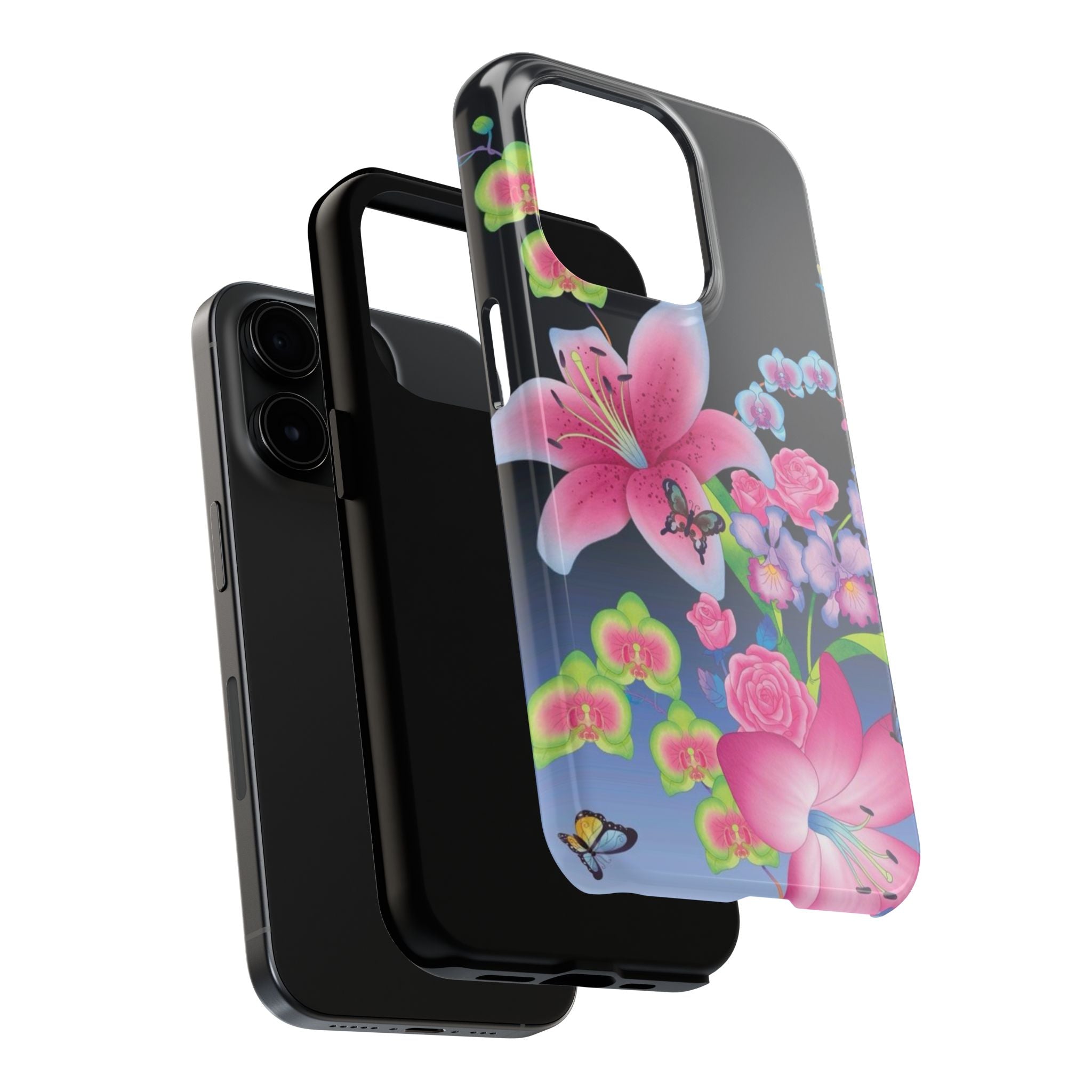 Bright Lily and Orchid  Phone Case
