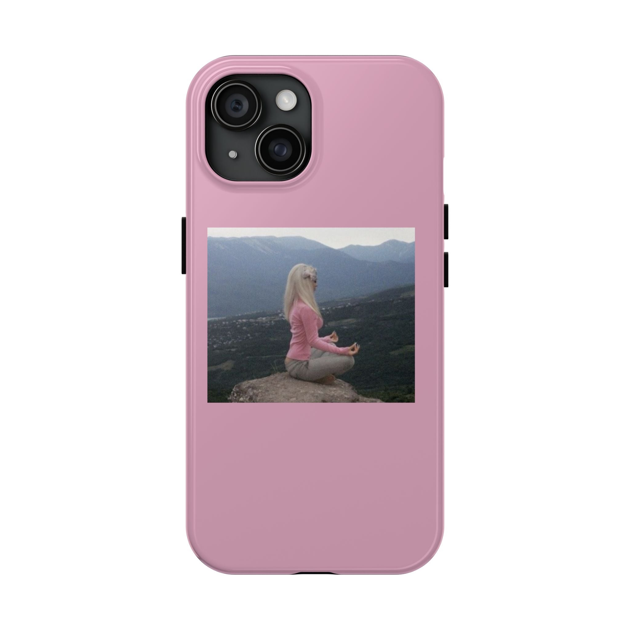 Manifestation Yoga Girl Manifesting Meme Phone Case