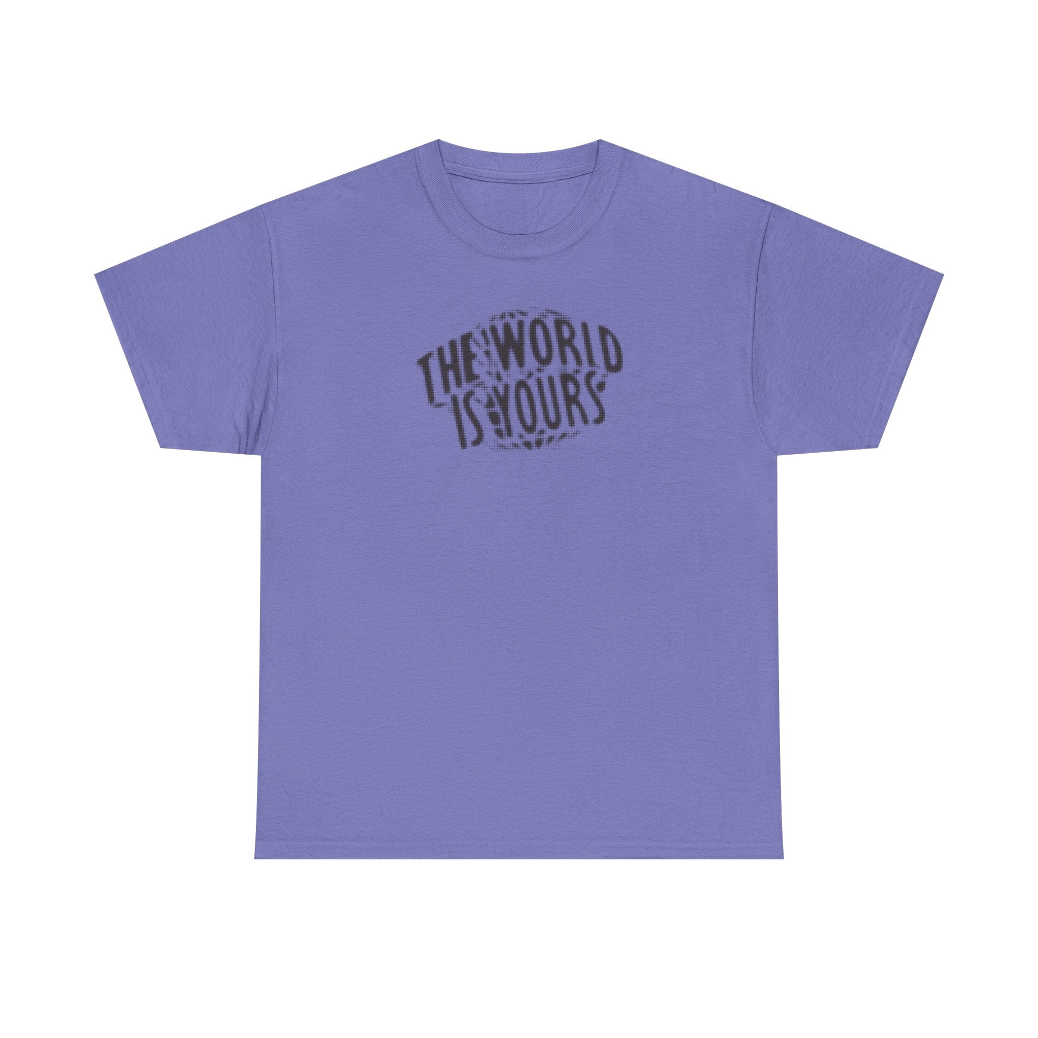 The World is Yours Faded Print 100% Cotton Tee