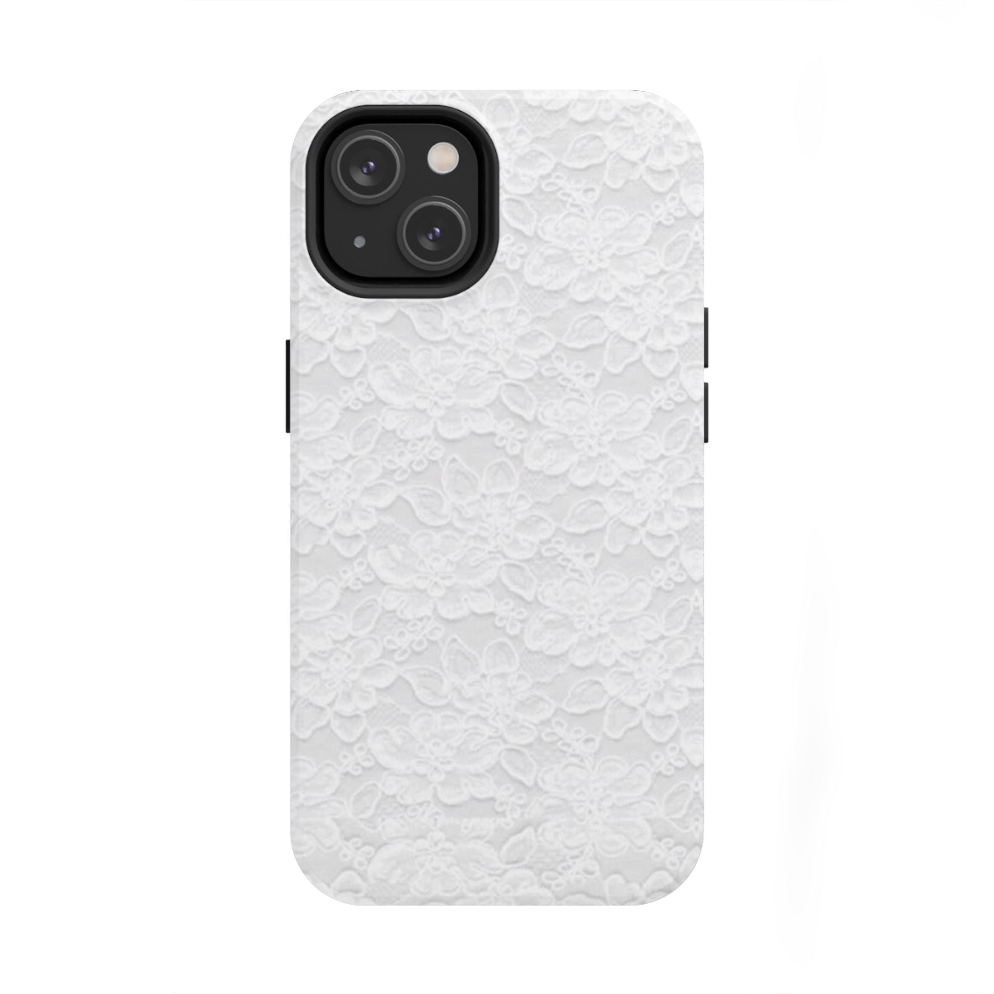 White Lace Coquette Phone Case