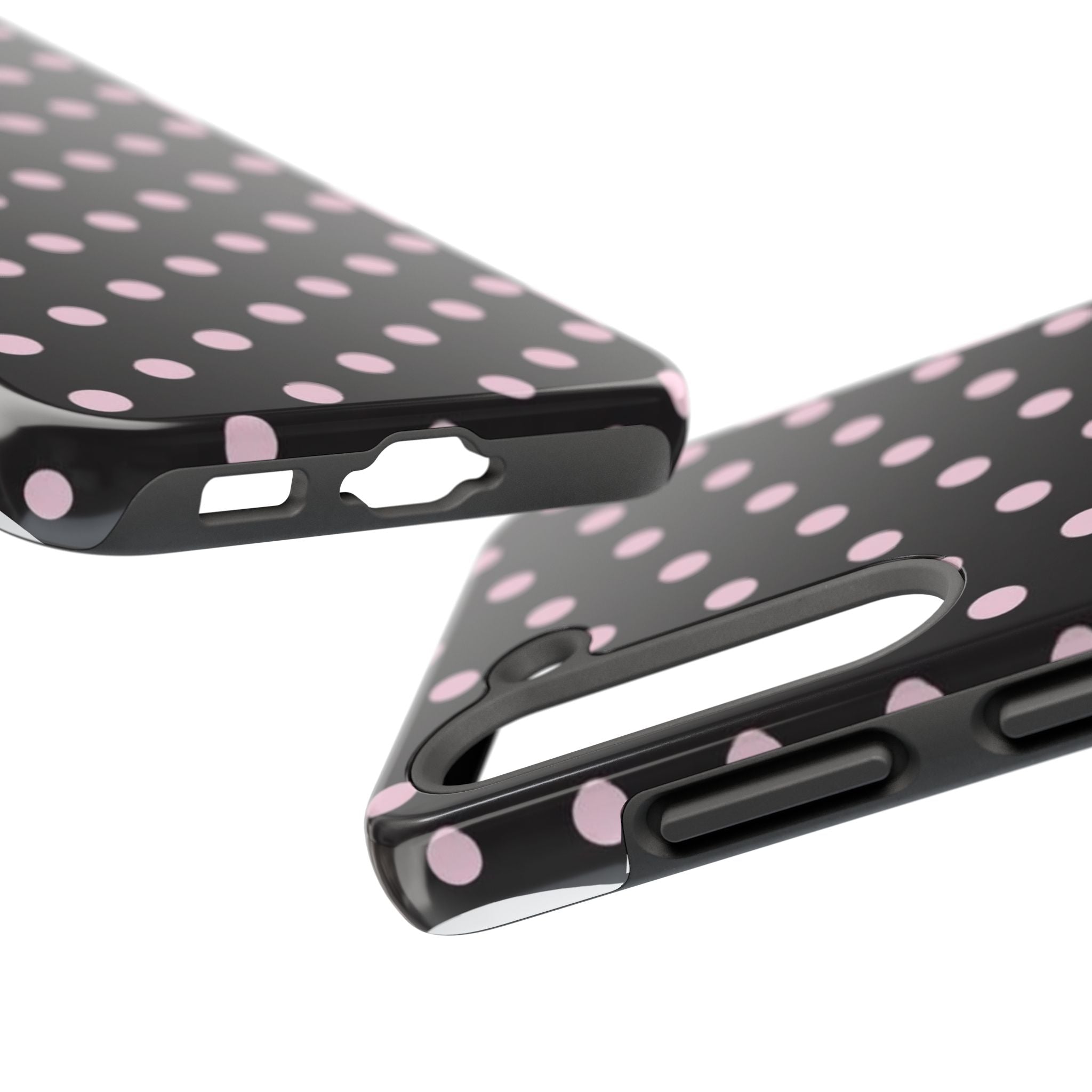 Black and Pink Spots Phone Case