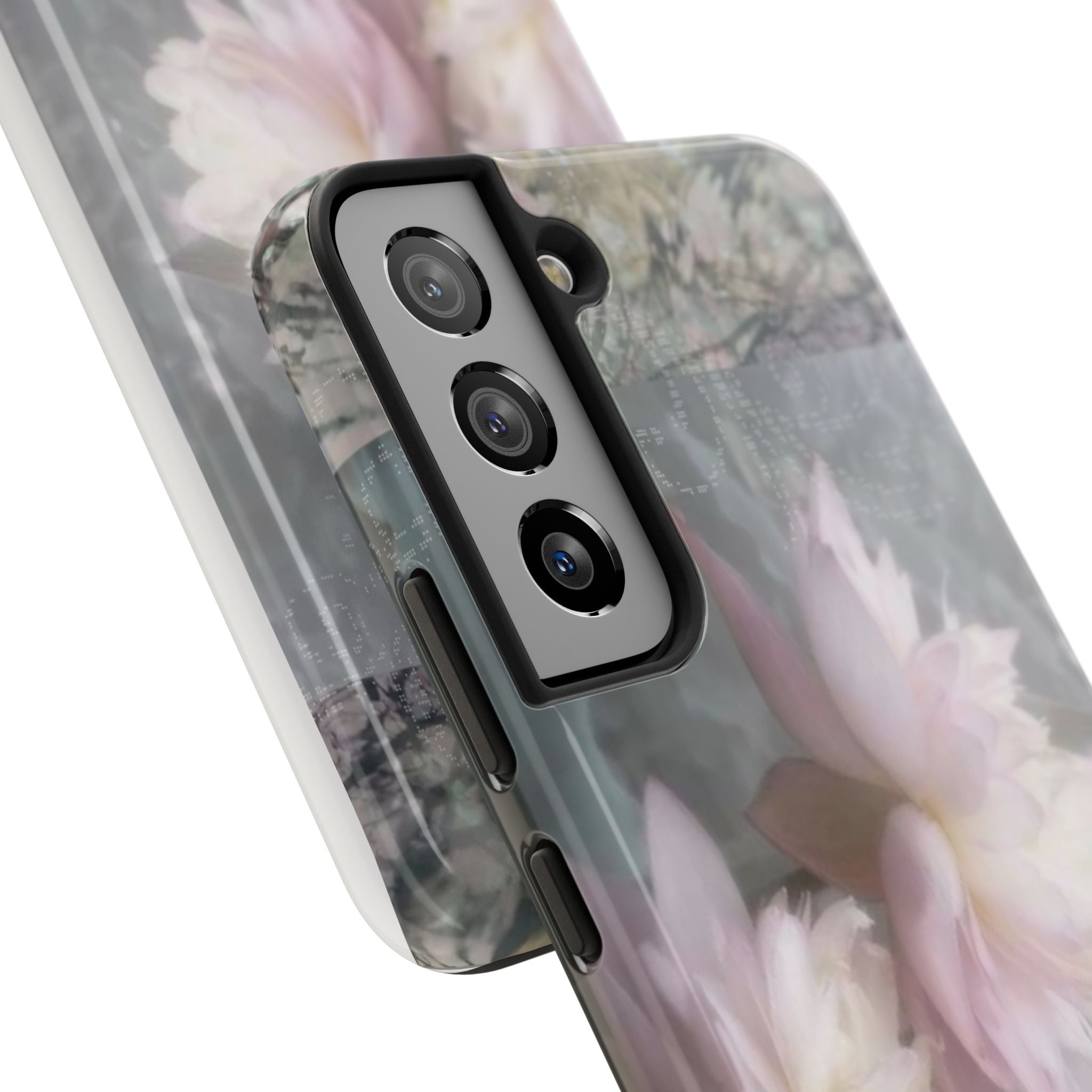 Lotus Flowers Cyber Whimsy Phone Case