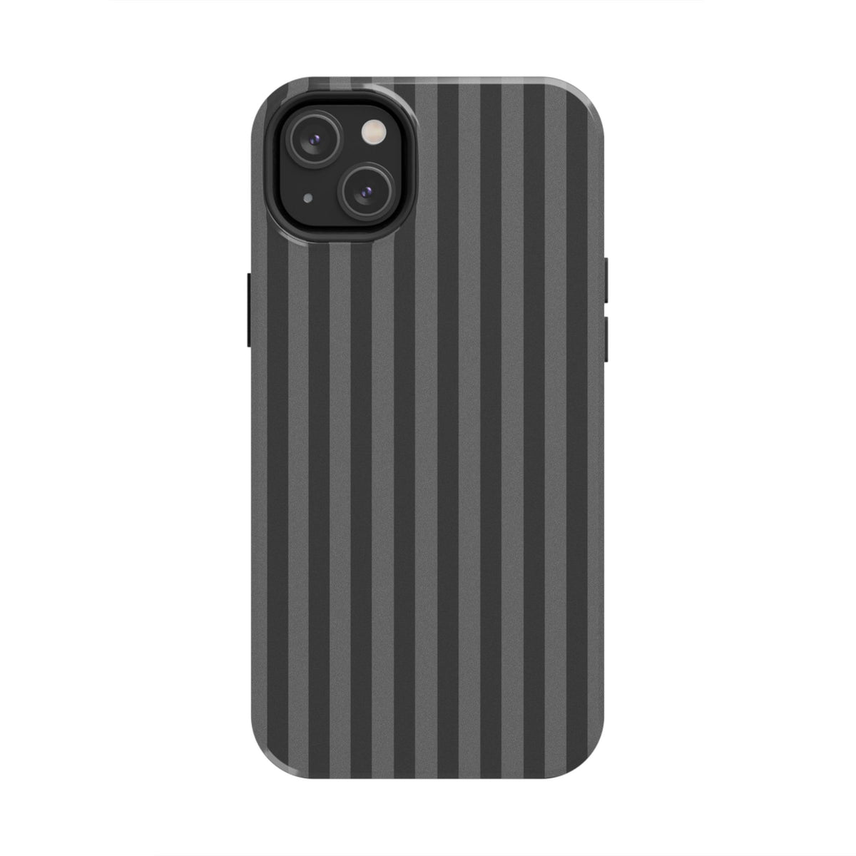 Dark Grey and Black Stripes Phone Case