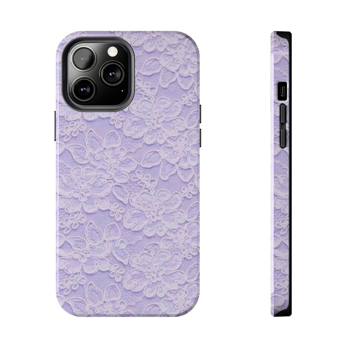 Purple Lace Cute Coquette Phone Case
