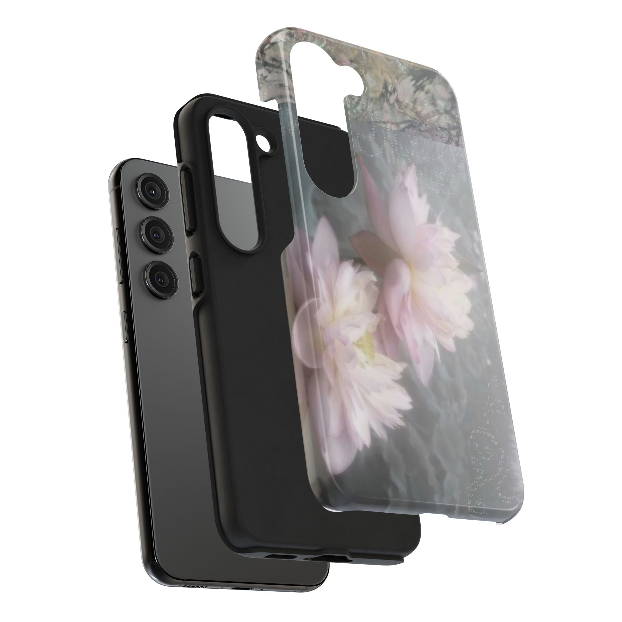 Lotus Flowers Cyber Whimsy Tough Phone Case