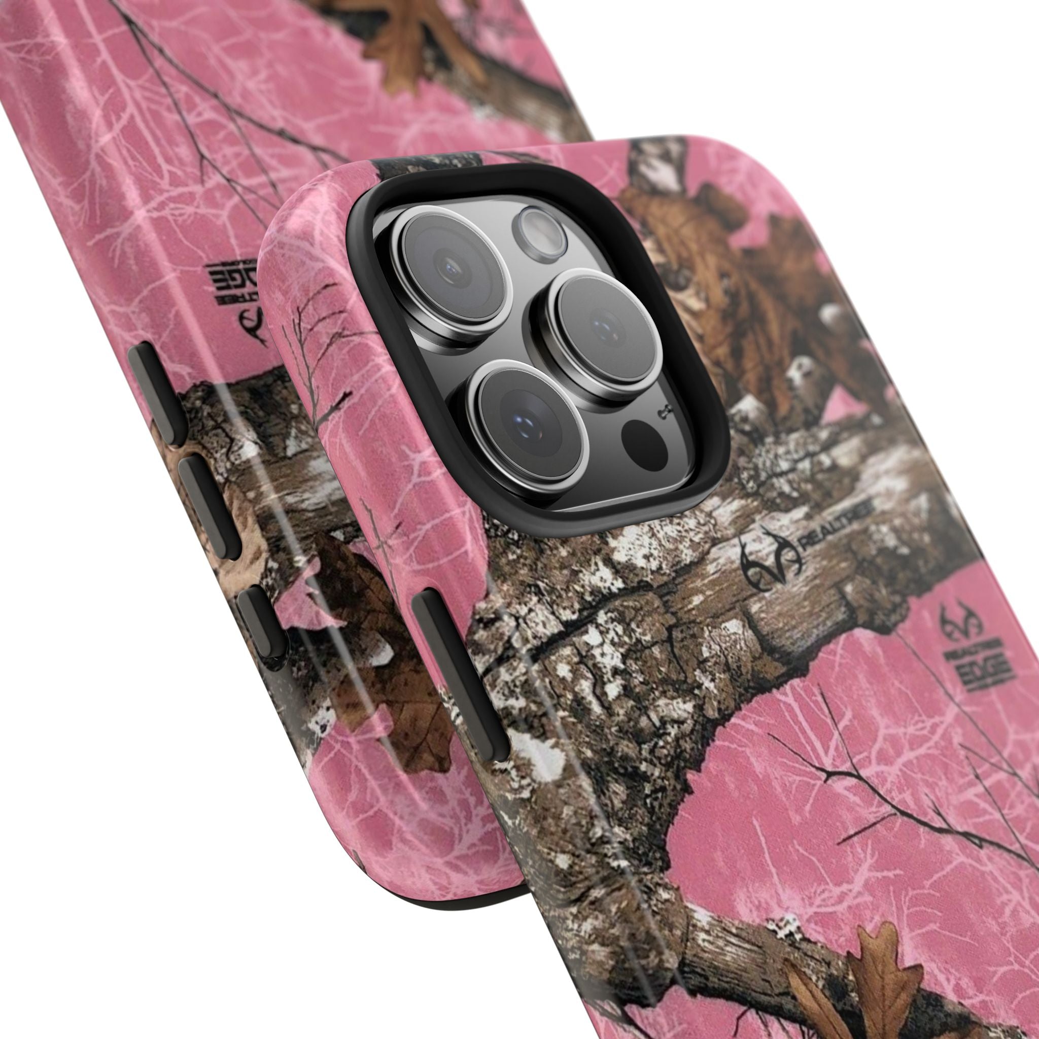 Pink Camo Real Tree Phone Case  - Tough Impact-Resistant Case