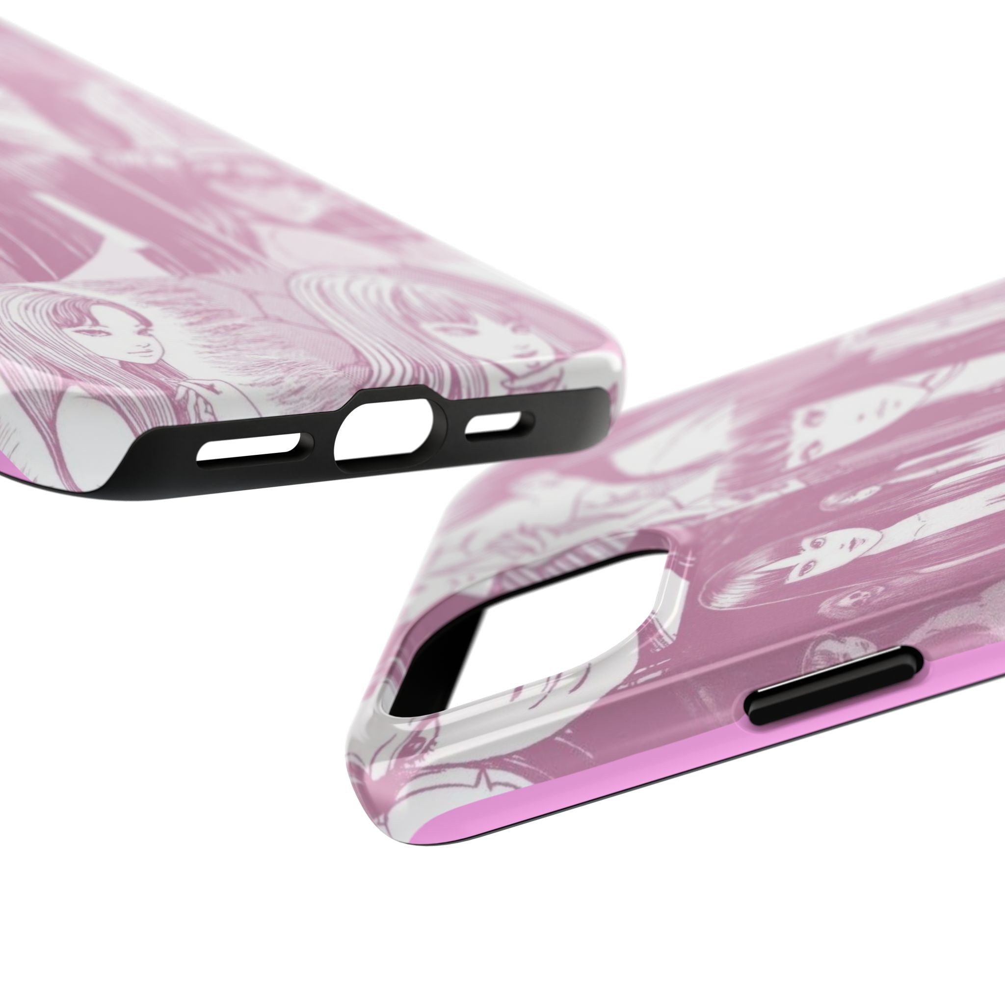 Cute Pink Anime Girl Comic BookPhone Case  - Tough Impact-Resistant Cases
