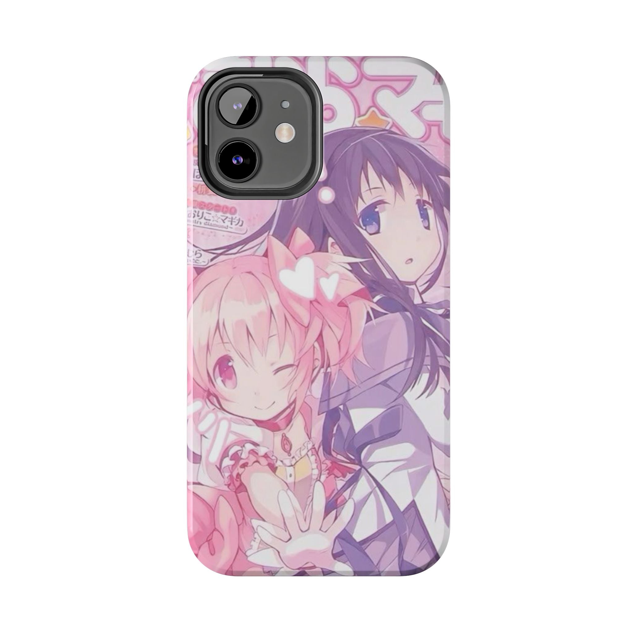 Cute Pink and Purple Anime Phone Case