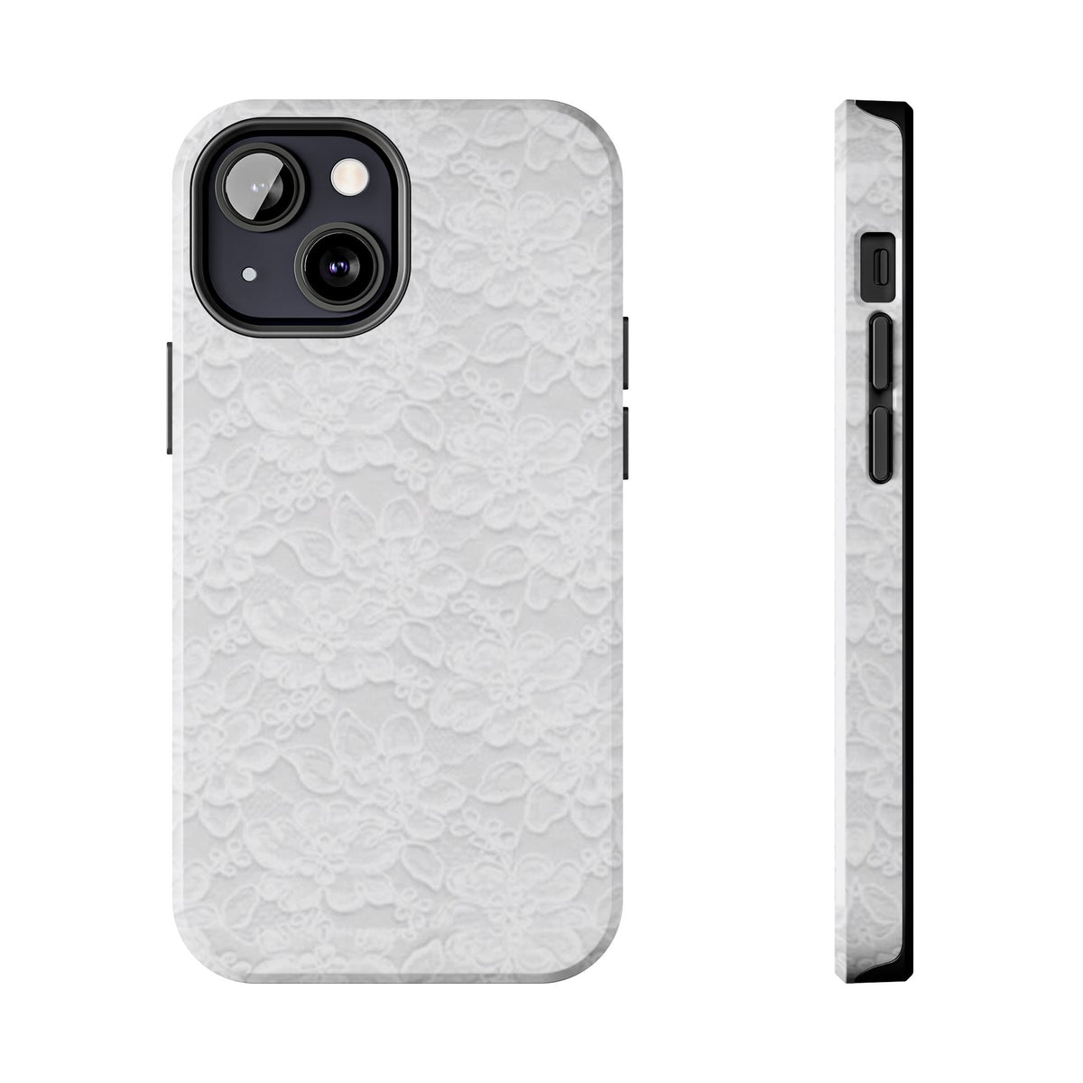 White Lace Coquette Phone Case