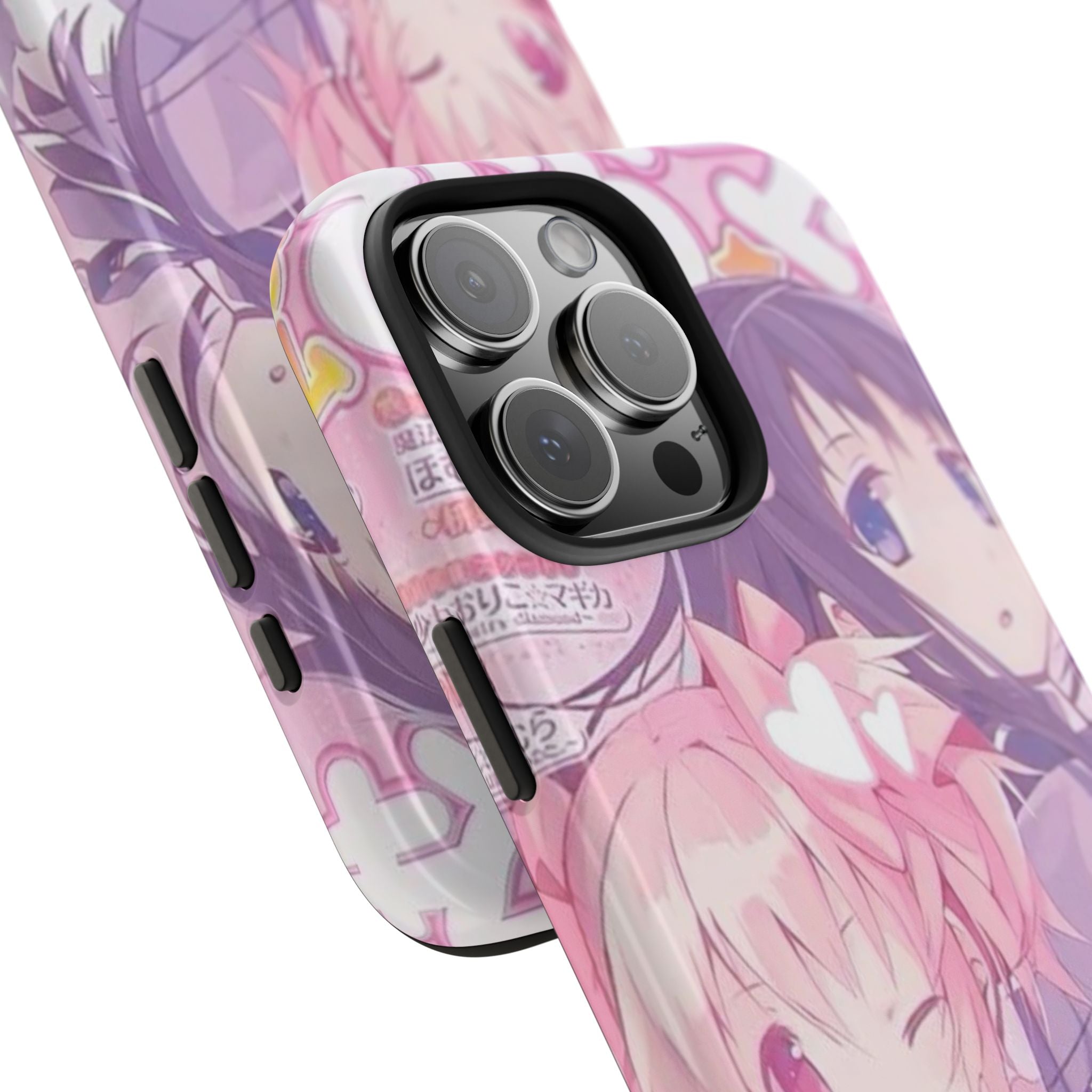 Cute Pink and Purple Anime Phone Case