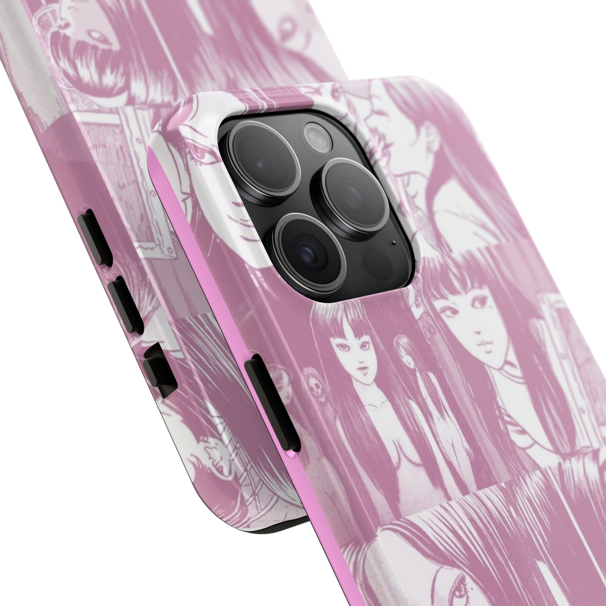 Cute Pink Anime Girl Comic BookPhone Case  - Tough Impact-Resistant Cases