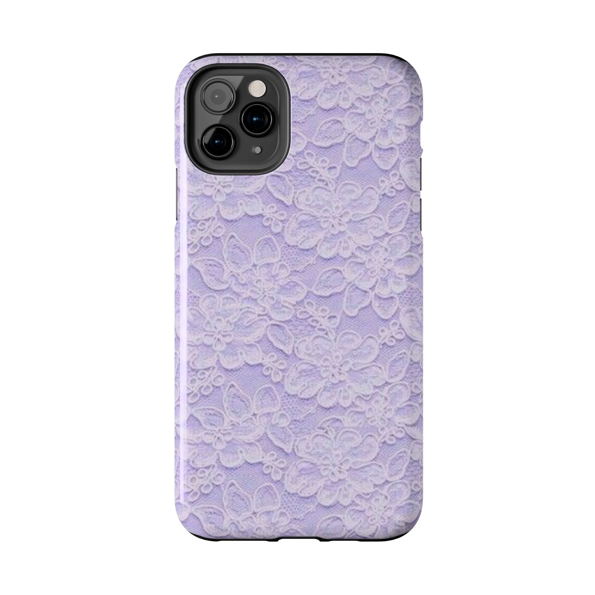 Purple Lace Cute Coquette Phone Case
