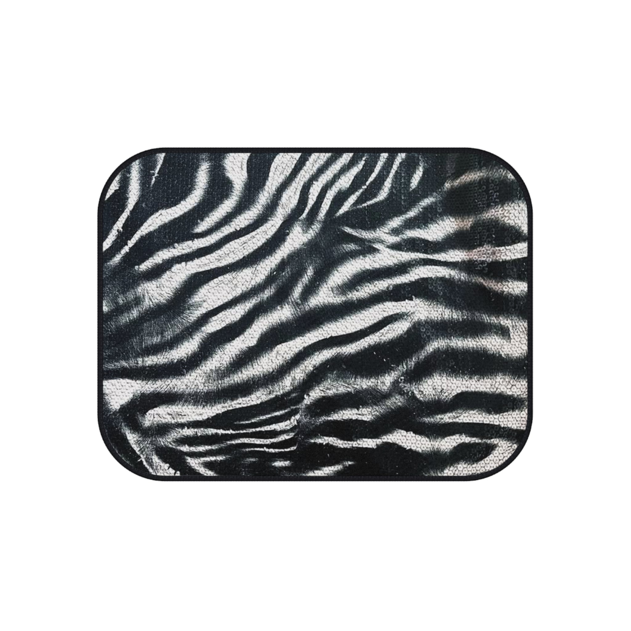 Zebra Rear Car Mats - Rear Floor Mats Set of 2
