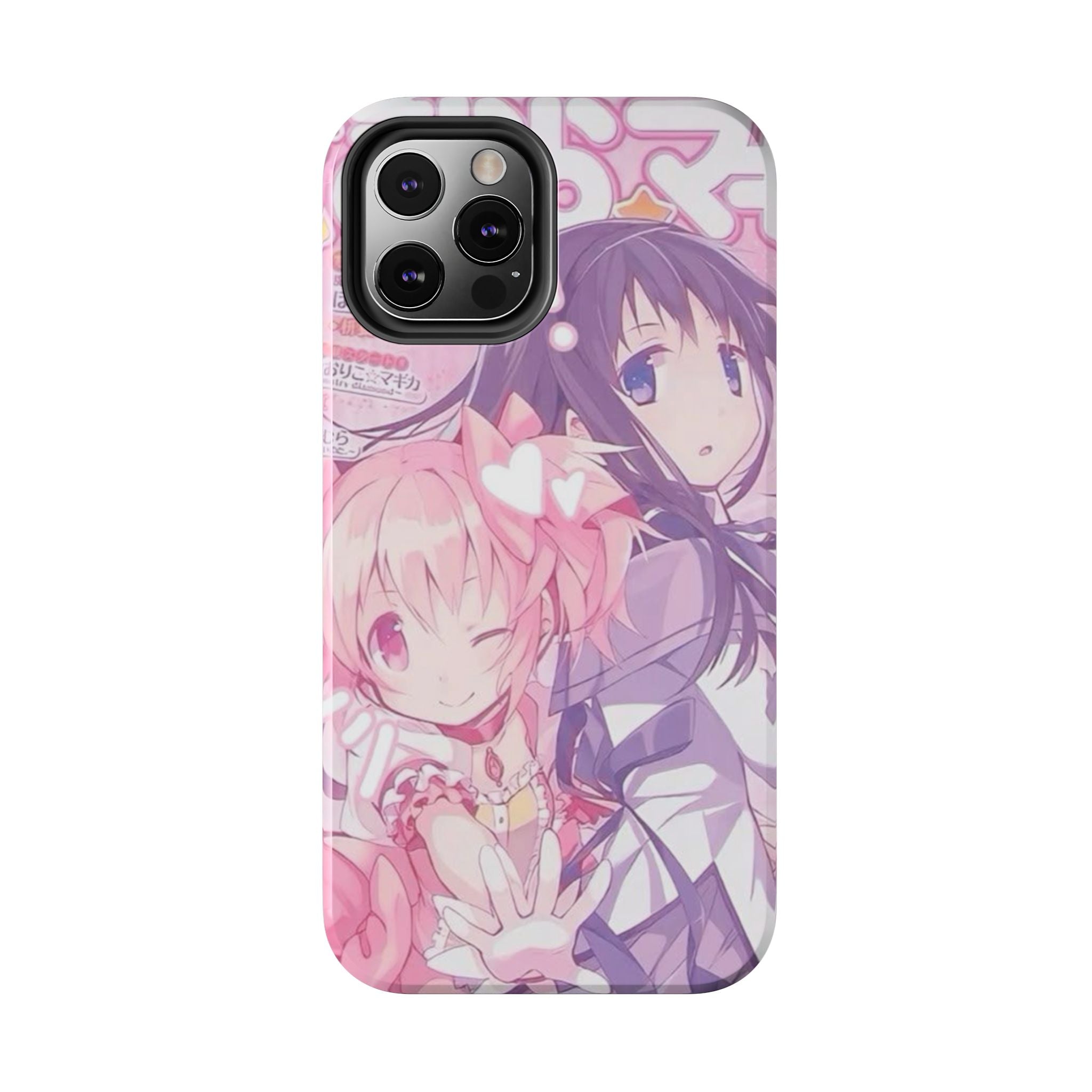 Cute Pink and Purple Anime Phone Case
