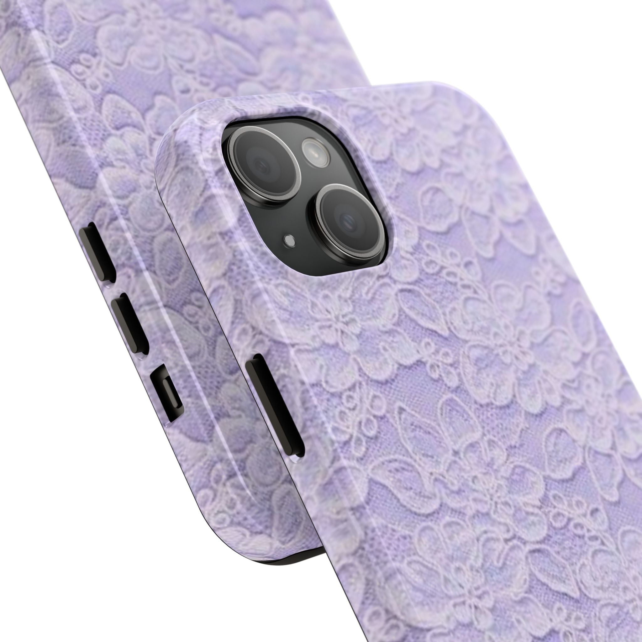Purple Lace Cute Coquette Phone Case