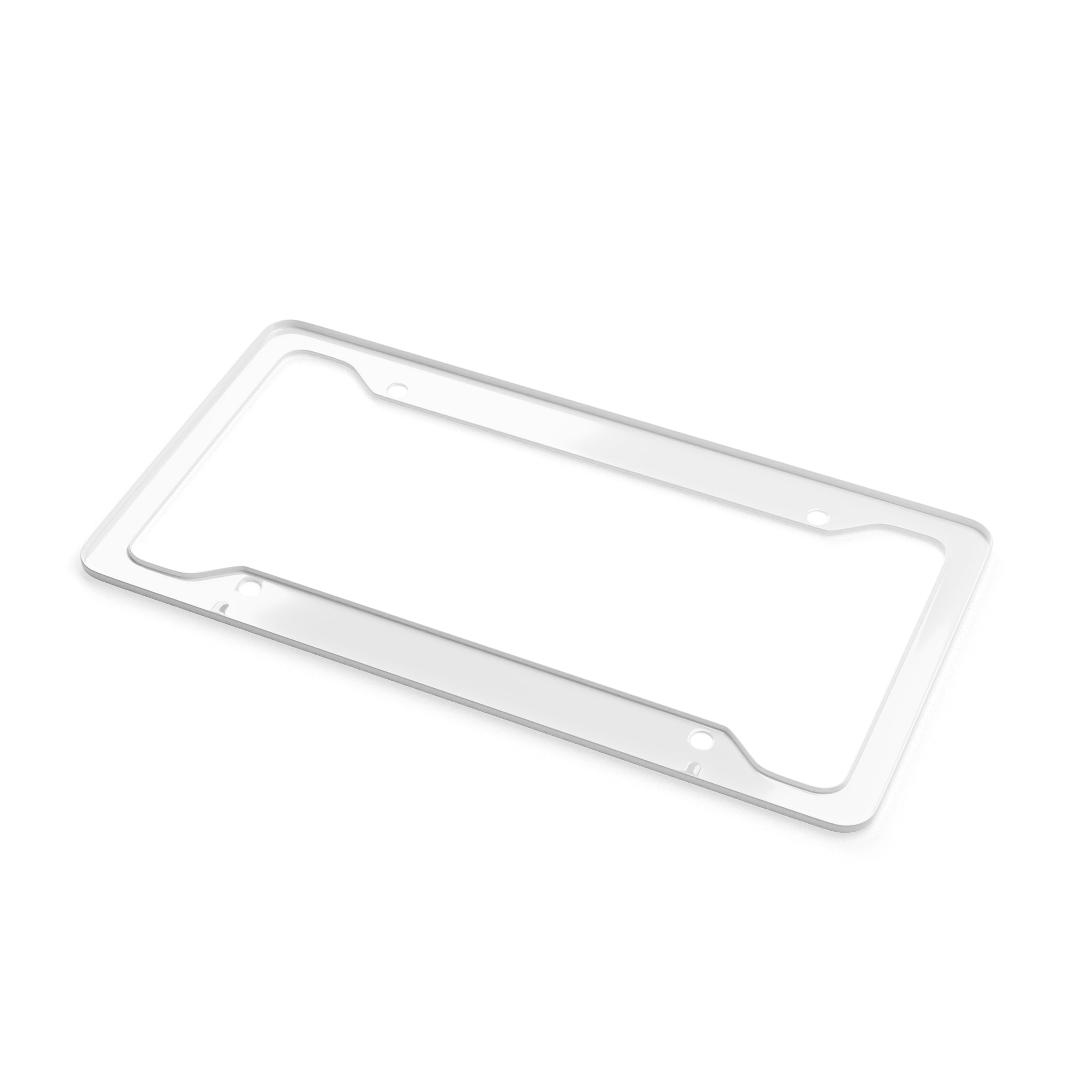 Black Polka Dot License Plate Frame - Dotted Car Frame