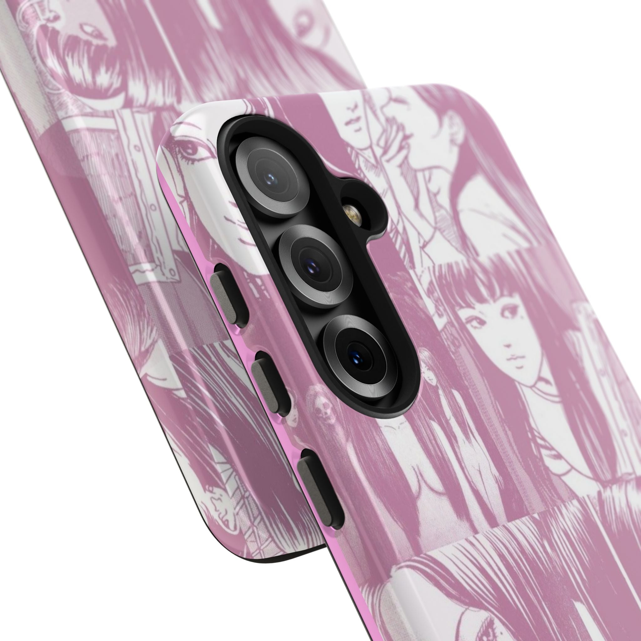 Cute Pink Anime Girl Comic BookPhone Case  - Tough Impact-Resistant Cases
