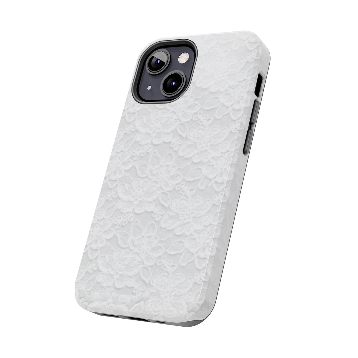 White Lace Coquette Phone Case