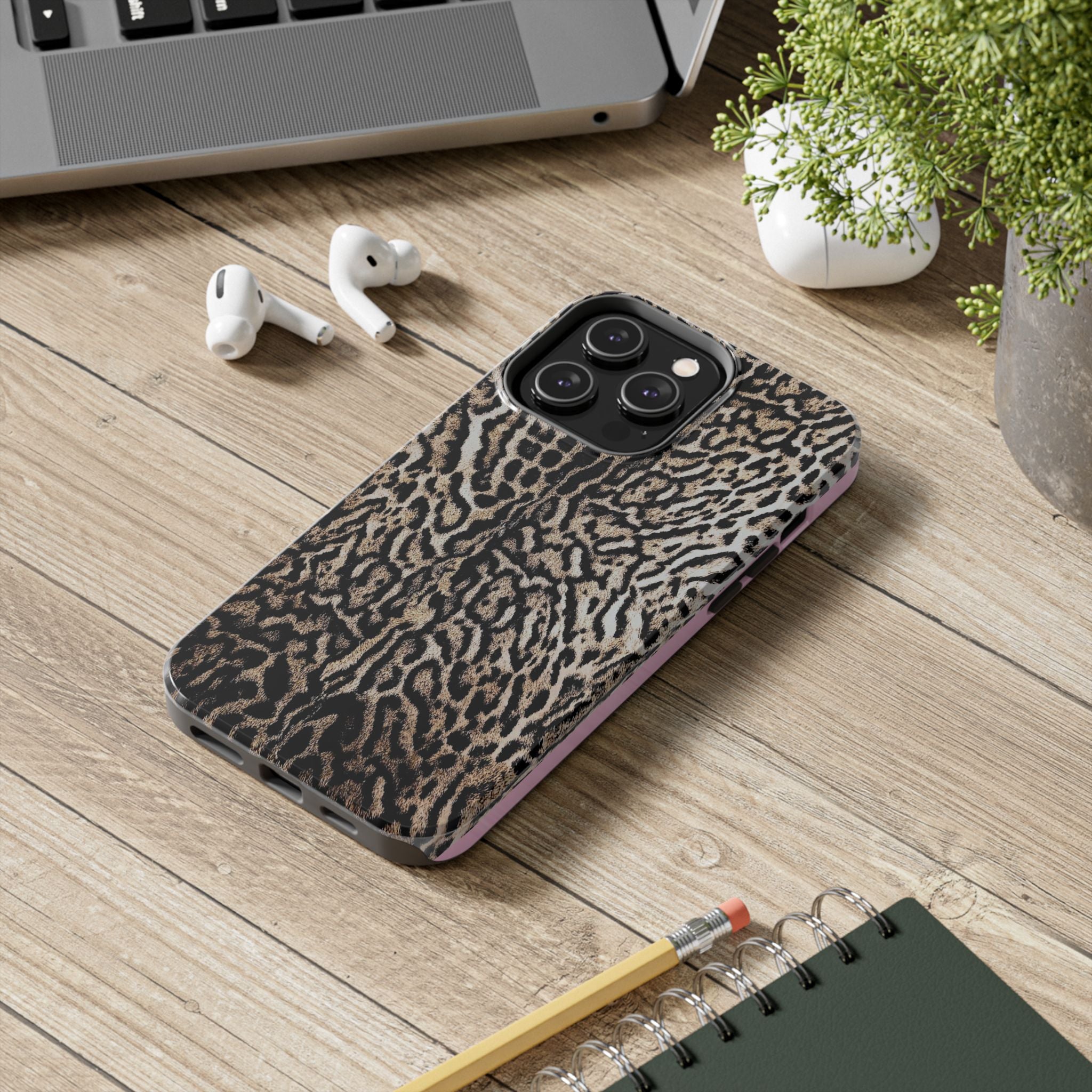 Classic Leopard Cheetah Photo Print Phone Case  - Tough Impact-Resistant Case