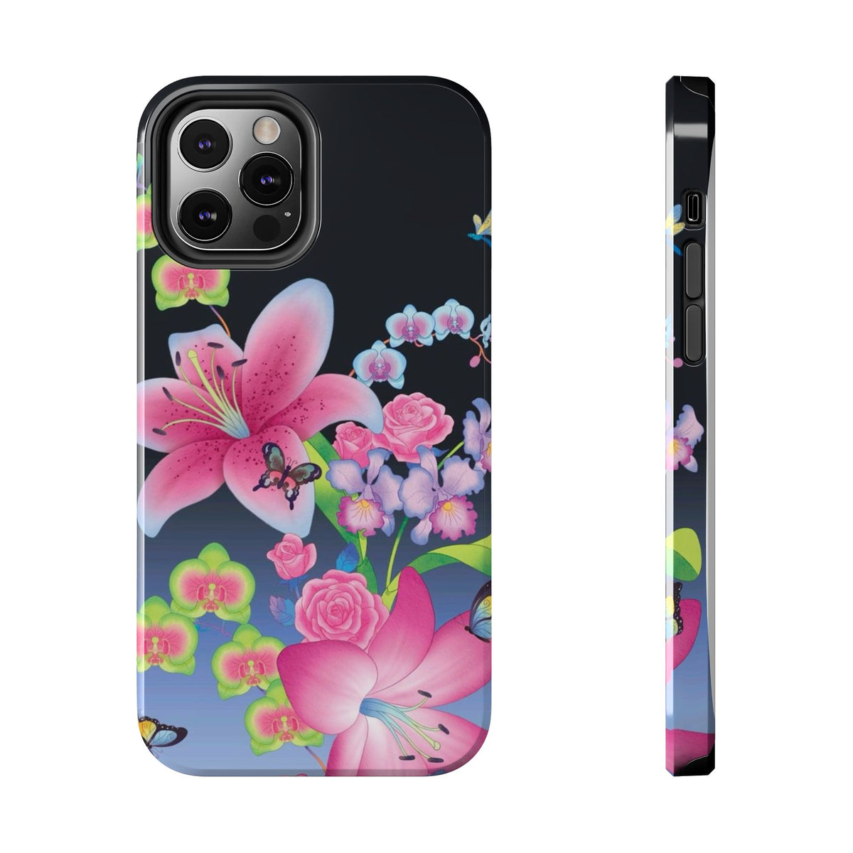 Bright Lily and Orchid  Phone Case
