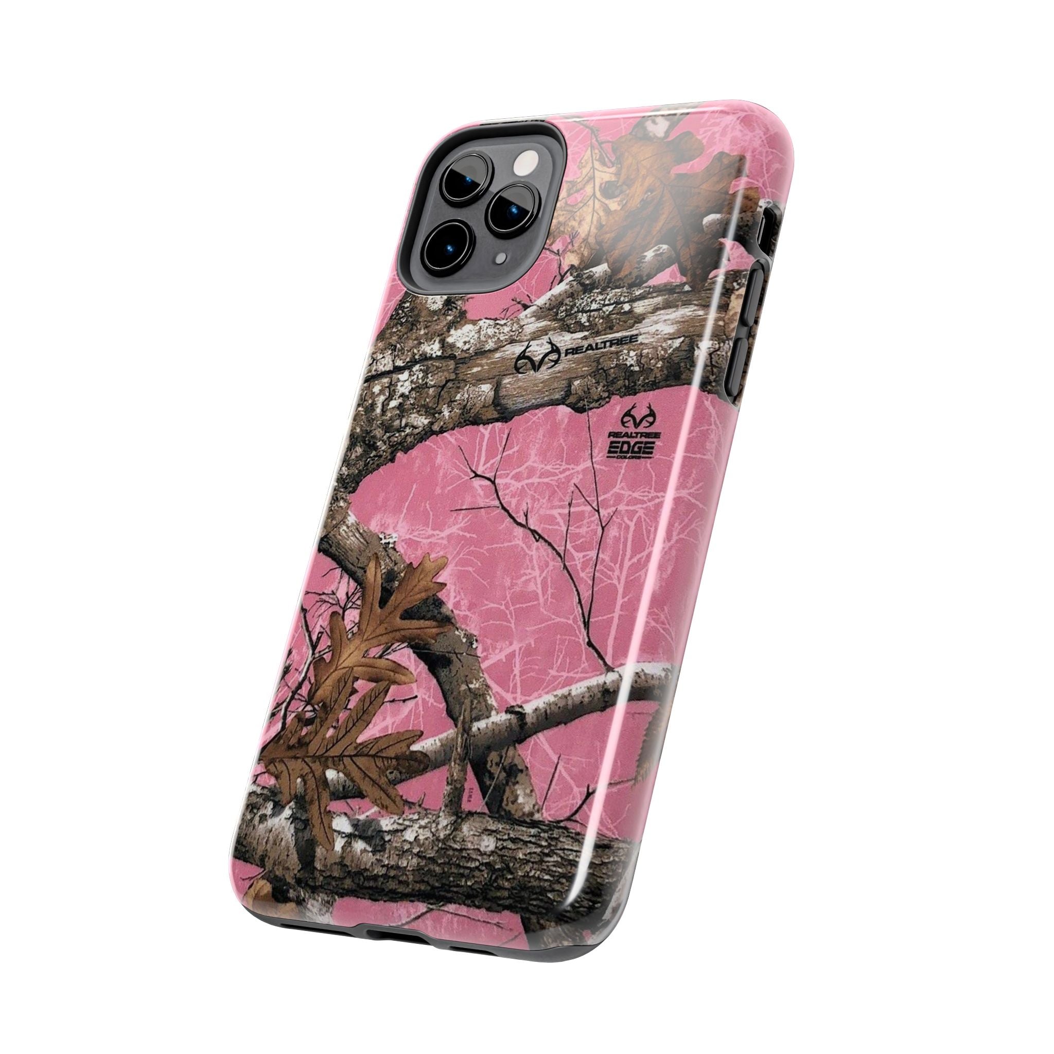 Pink Camo Real Tree Phone Case  - Tough Impact-Resistant Case