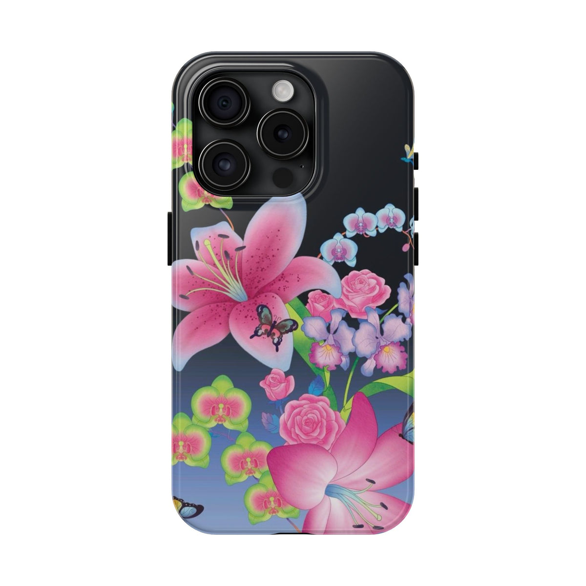 Bright Lily and Orchid  Phone Case