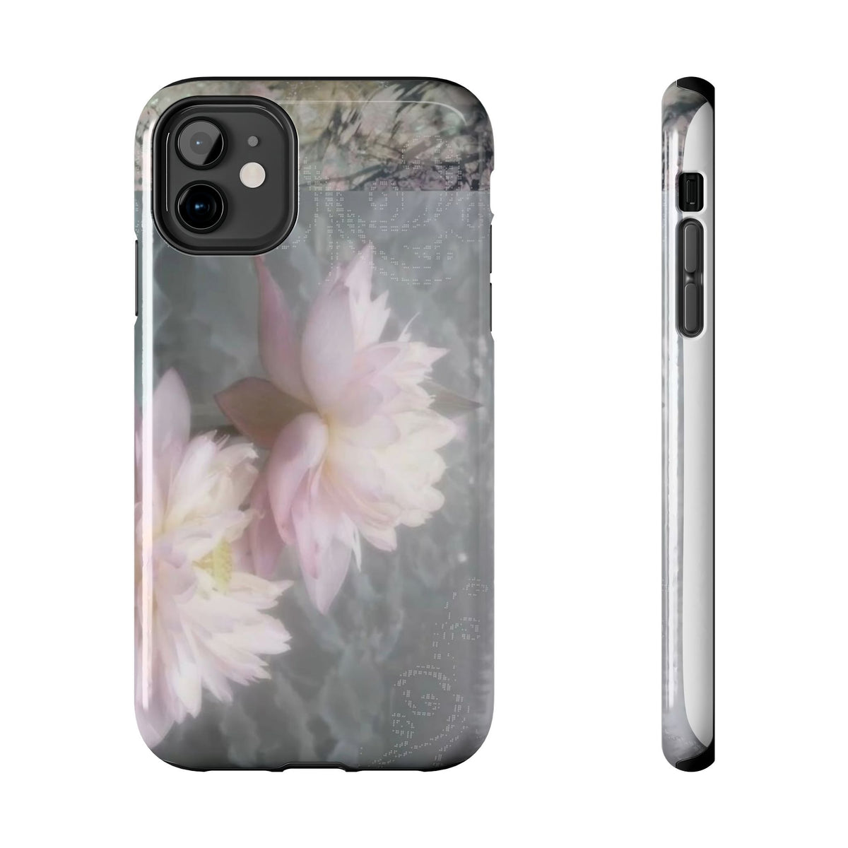 Lotus Flowers Cyber Whimsy Tough Phone Case