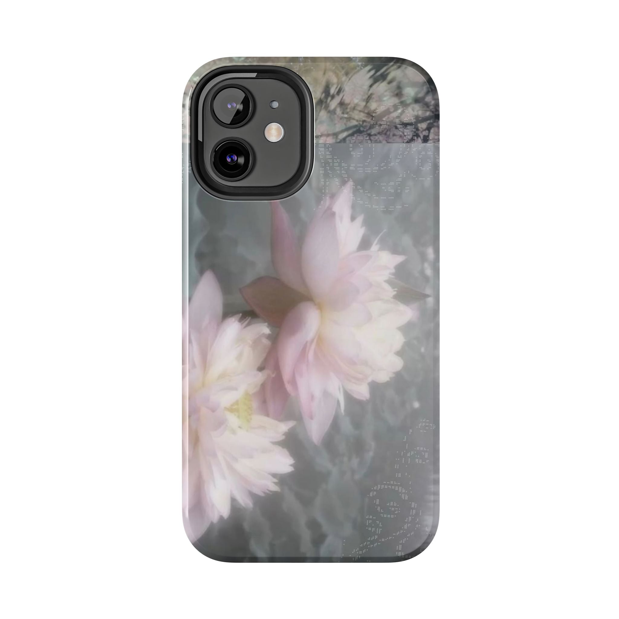 Lotus Flowers Cyber Whimsy Phone Case