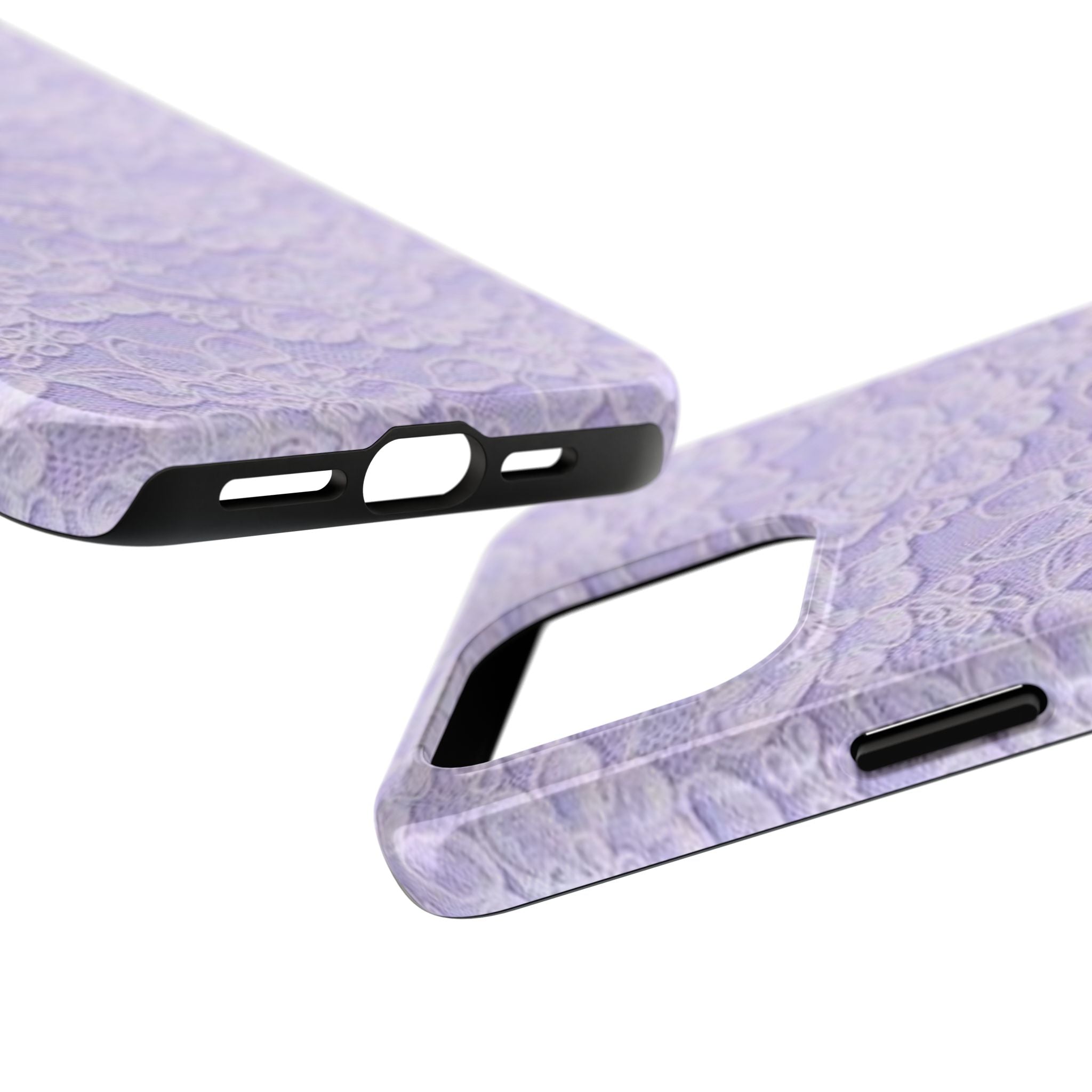Purple Lace Cute Coquette Phone Case