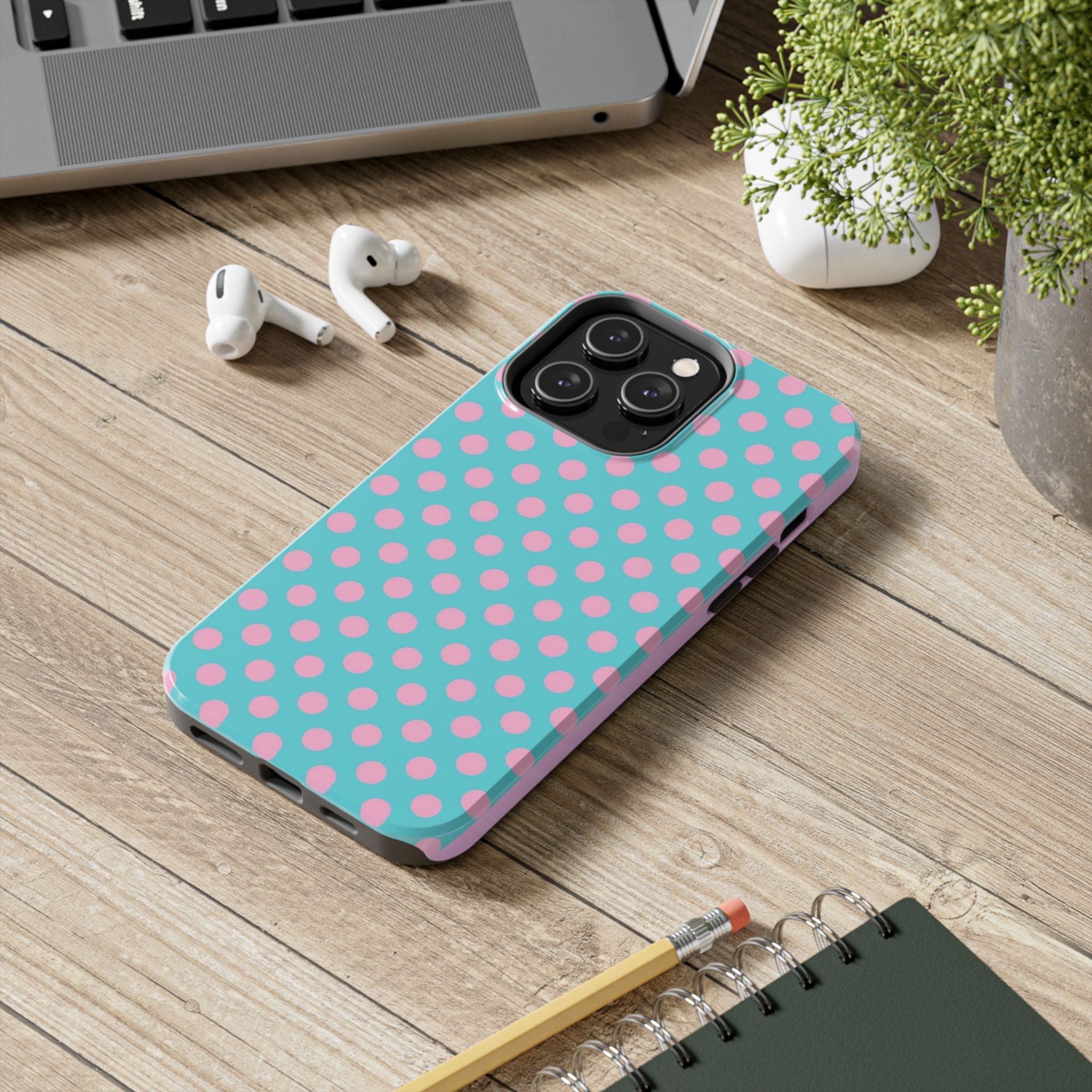 Teal and Pink Tumblr Phone Case