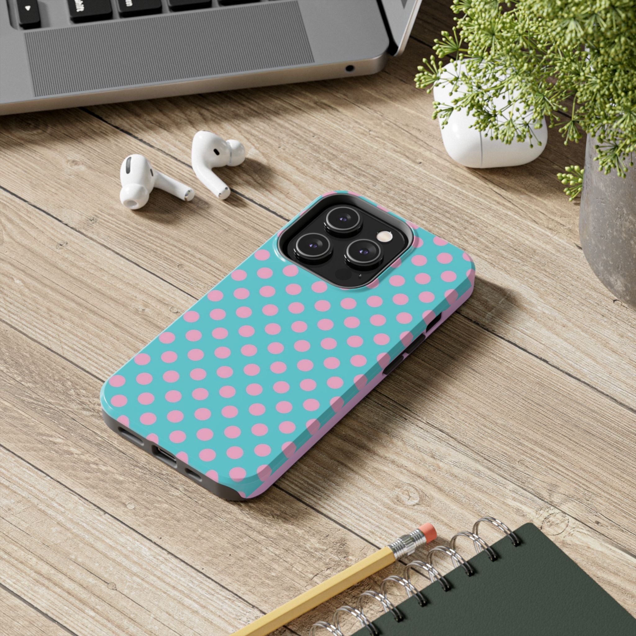 Teal and Pink Tumblr Phone Case