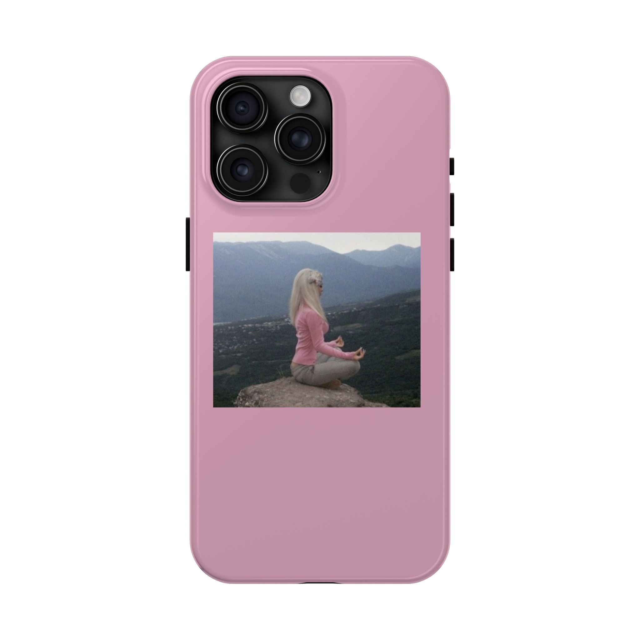 Manifestation Yoga Girl Manifesting Meme Phone Case
