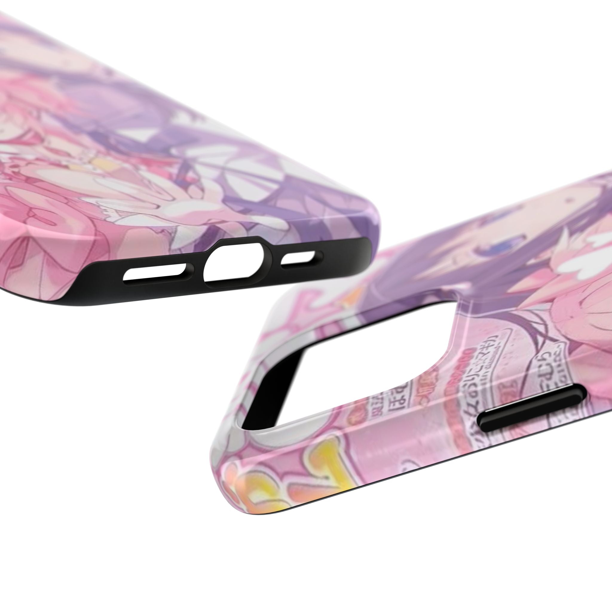 Cute Pink and Purple Anime Phone Case
