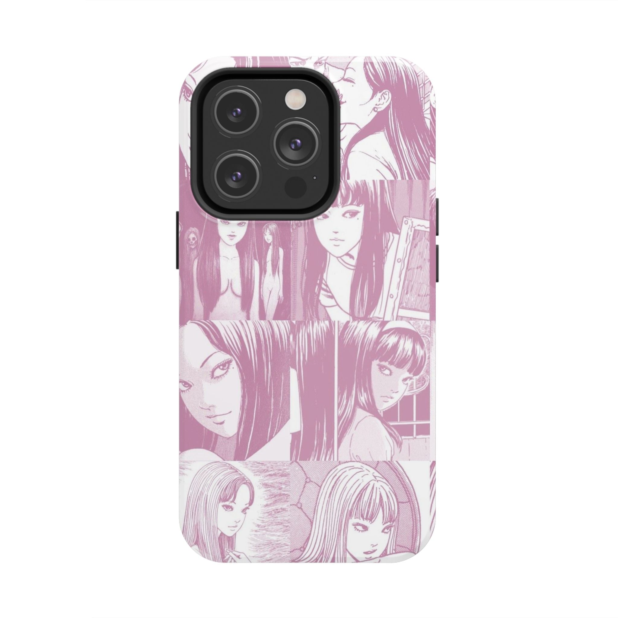 Cute Pink Anime Girl Comic BookPhone Case  - Tough Impact-Resistant Cases