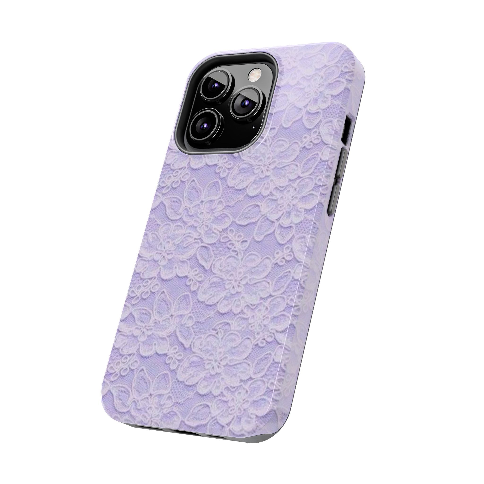 Purple Lace Cute Coquette Phone Case
