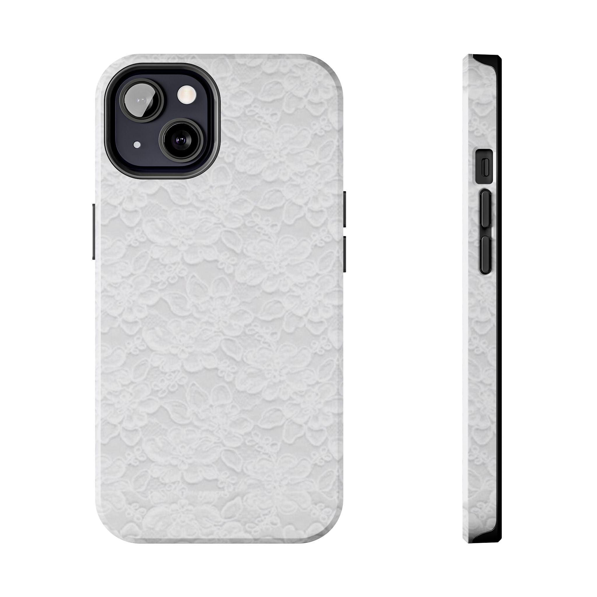 White Lace Coquette Phone Case