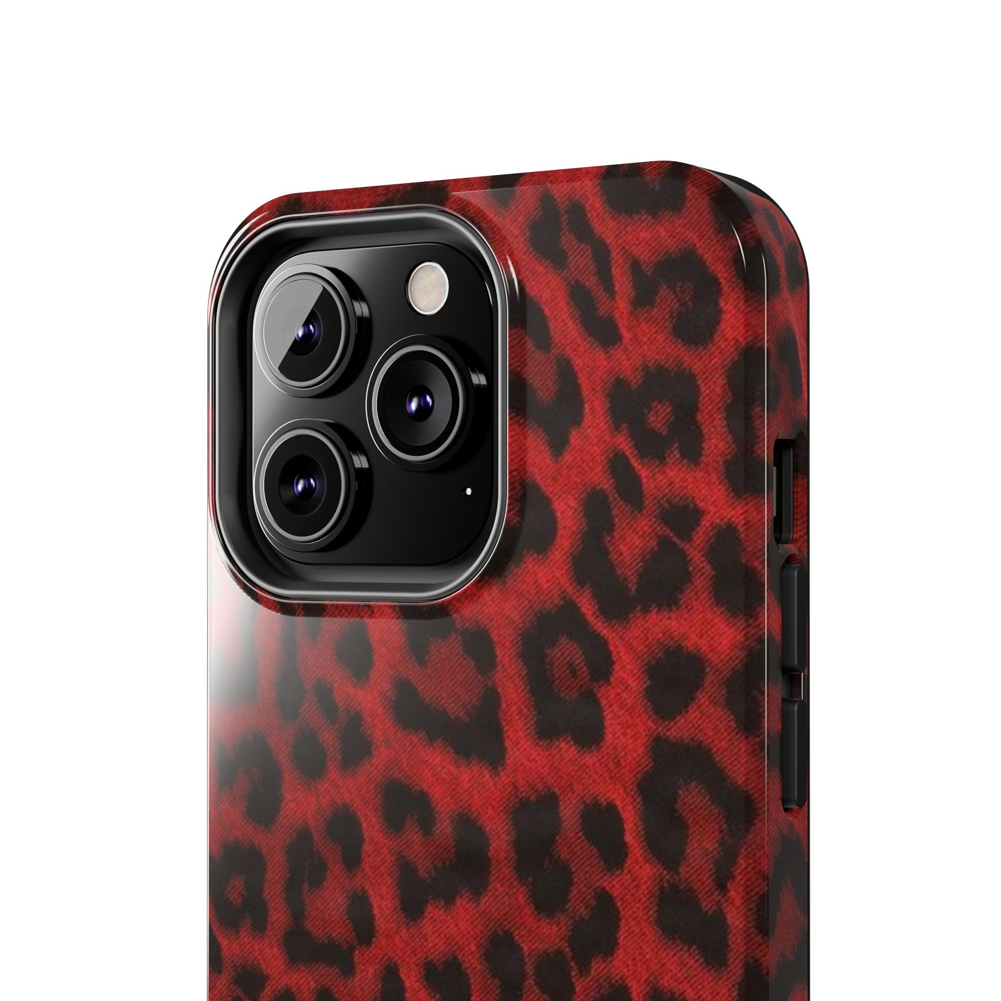 Red Cheetah Leopard Phone Case  - Tough Impact-Resistant Case