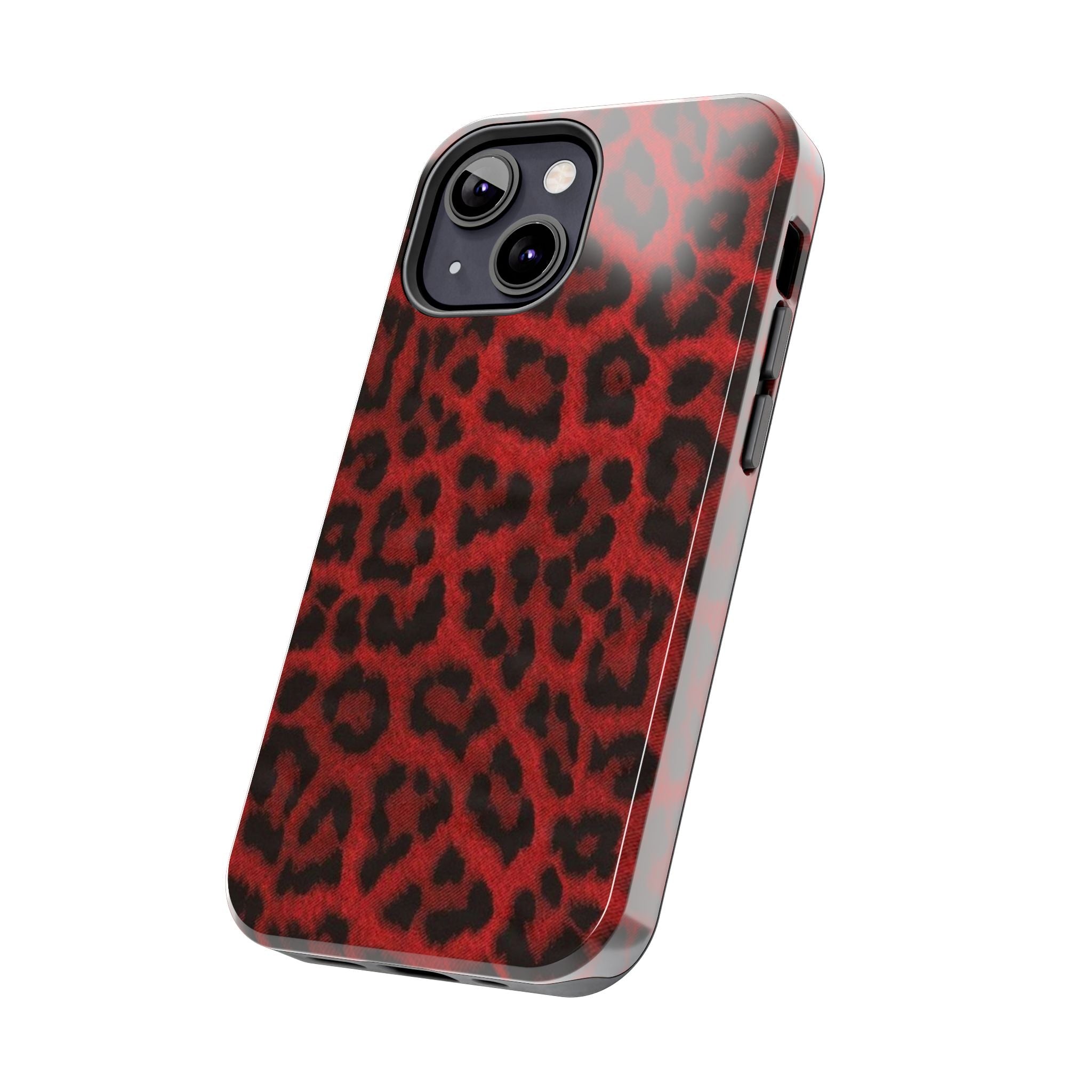 Red Cheetah Leopard Phone Case  - Tough Impact-Resistant Case
