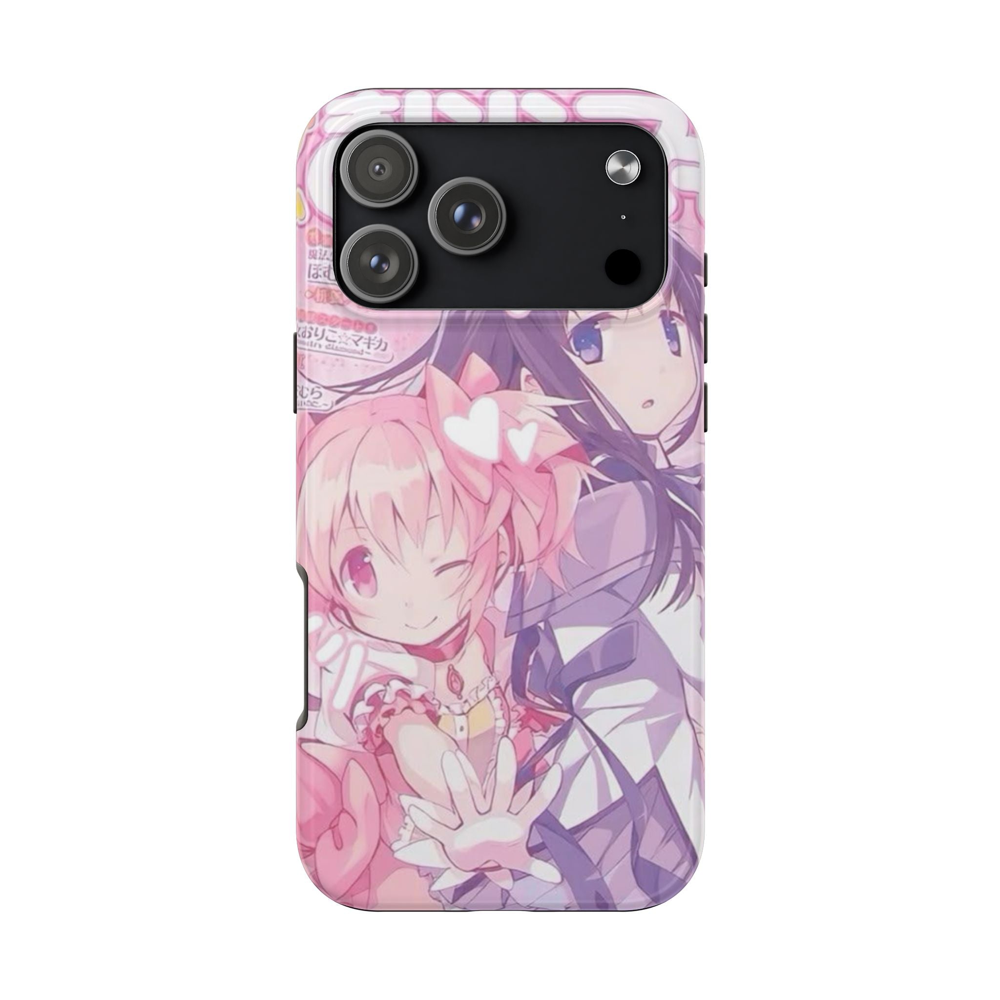 Cute Pink and Purple Anime Phone Case