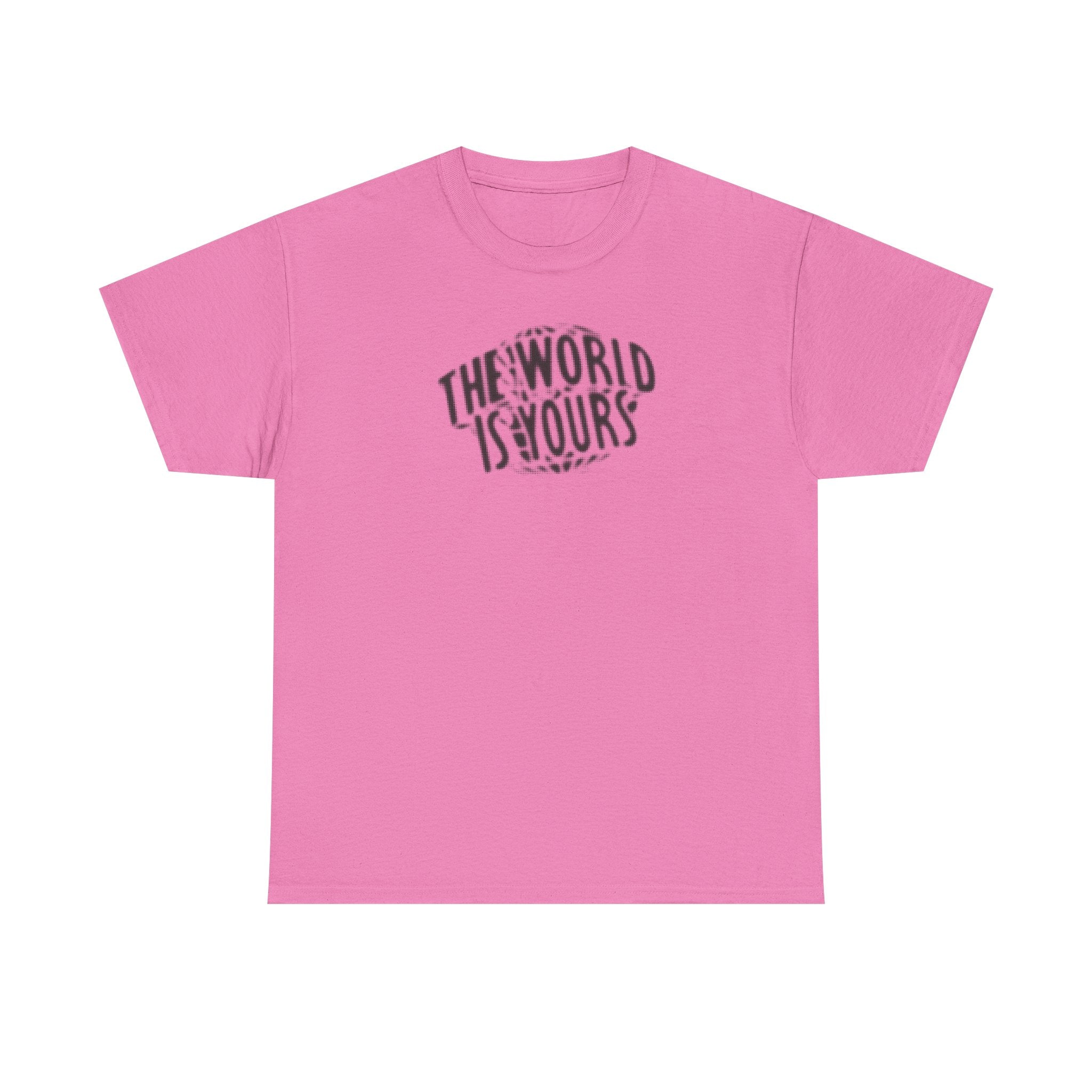The World is Yours Faded Print 100% Cotton Tee