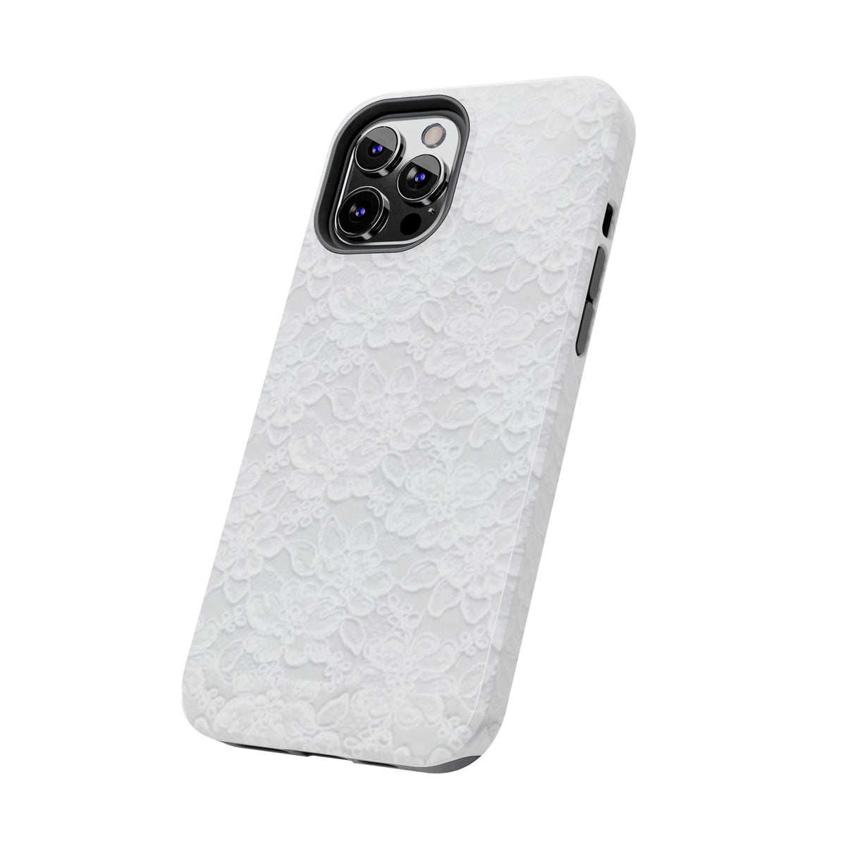 White Lace Coquette Phone Case