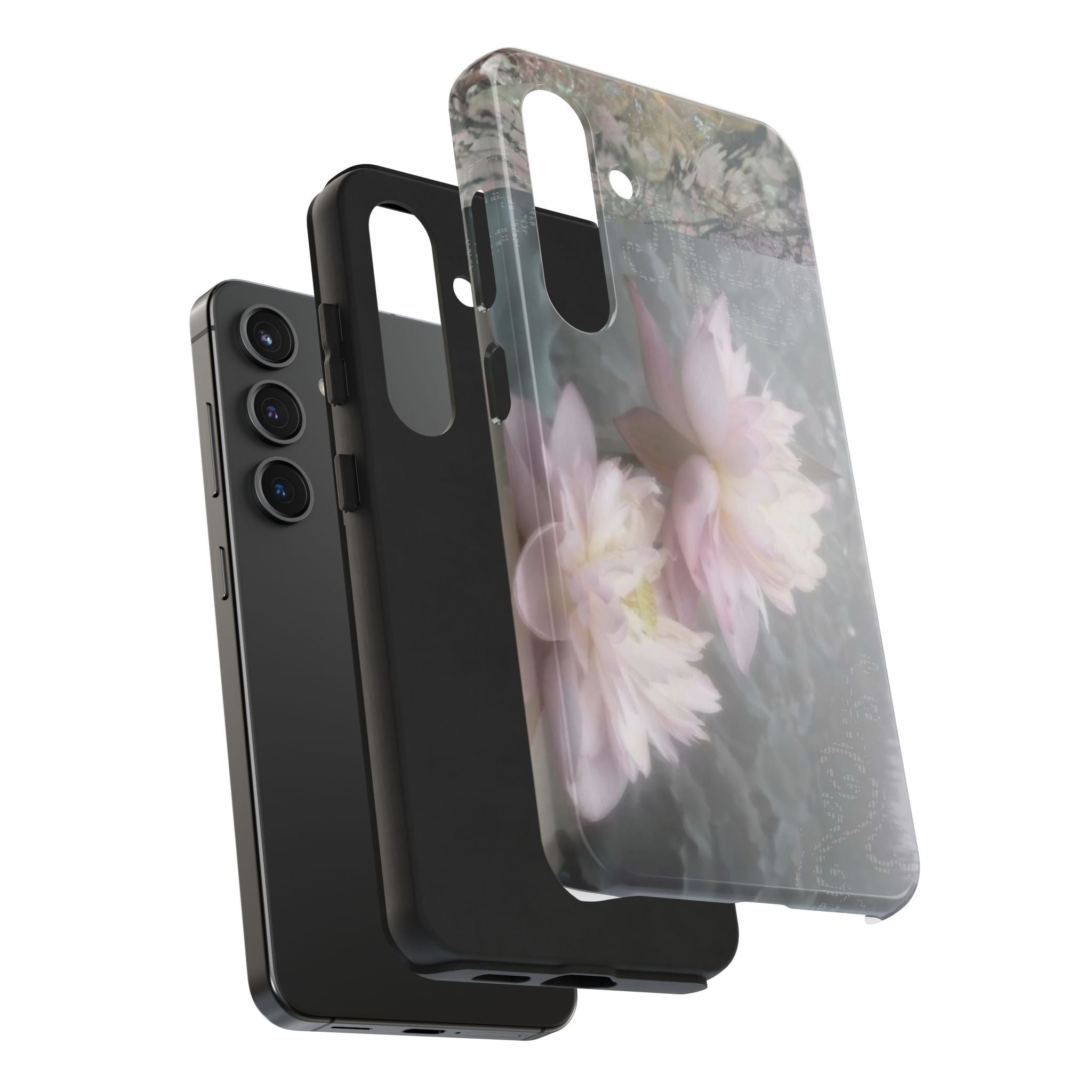 Lotus Flowers Cyber Whimsy Tough Phone Case