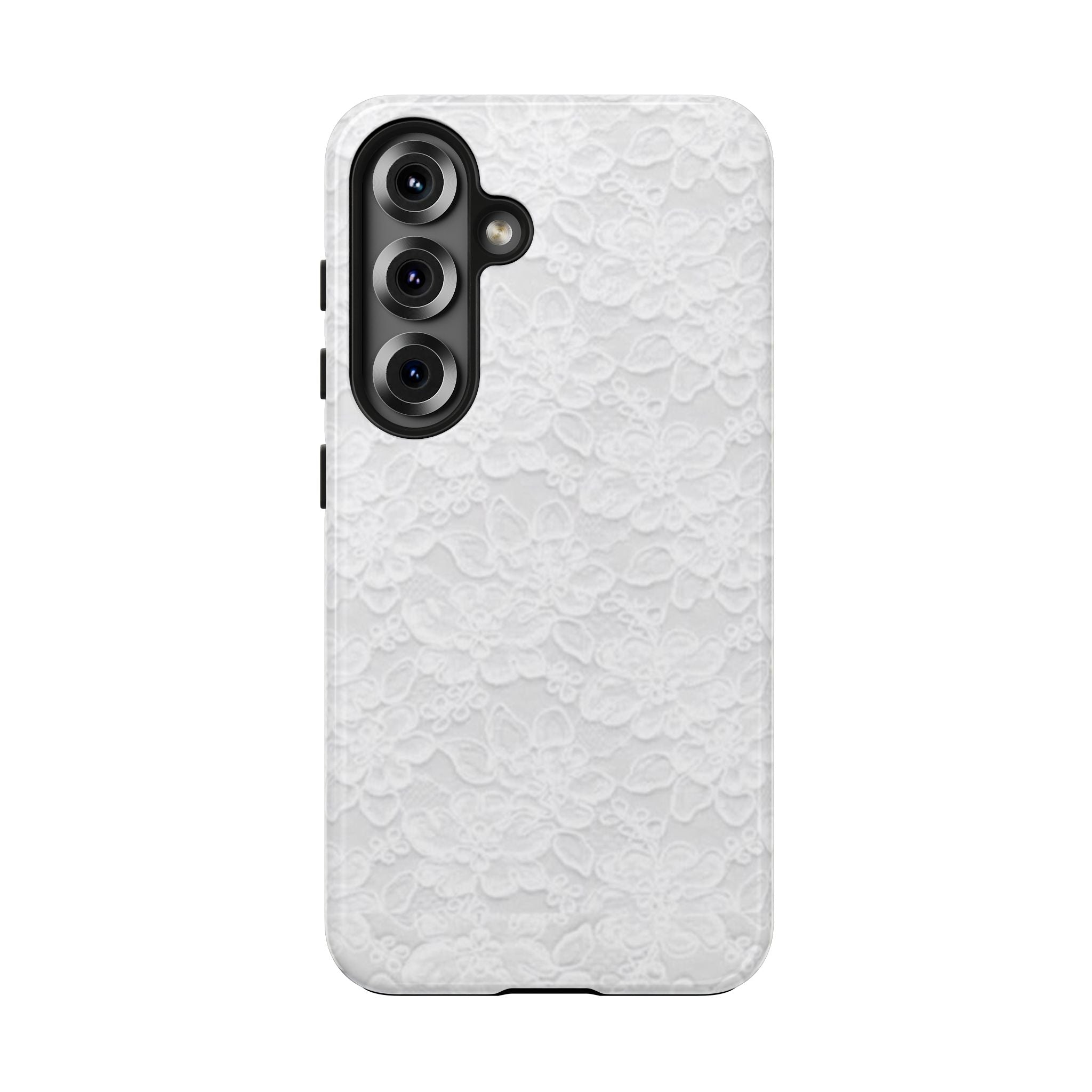 White Lace Coquette Phone Case