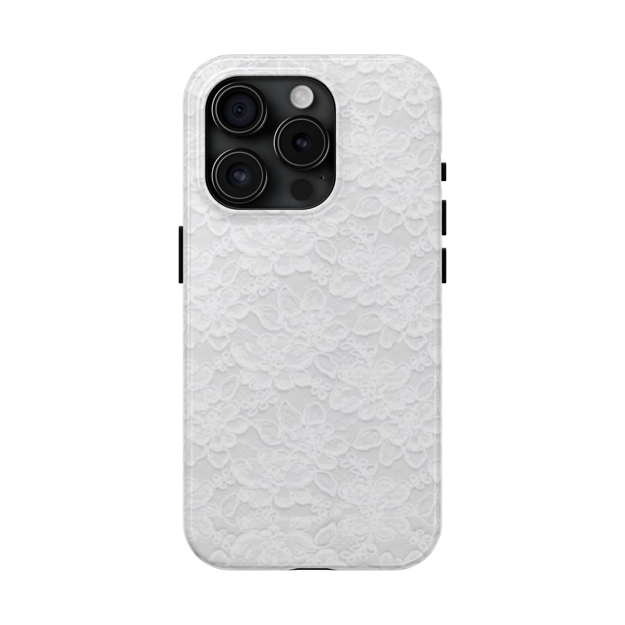 White Lace Coquette Phone Case