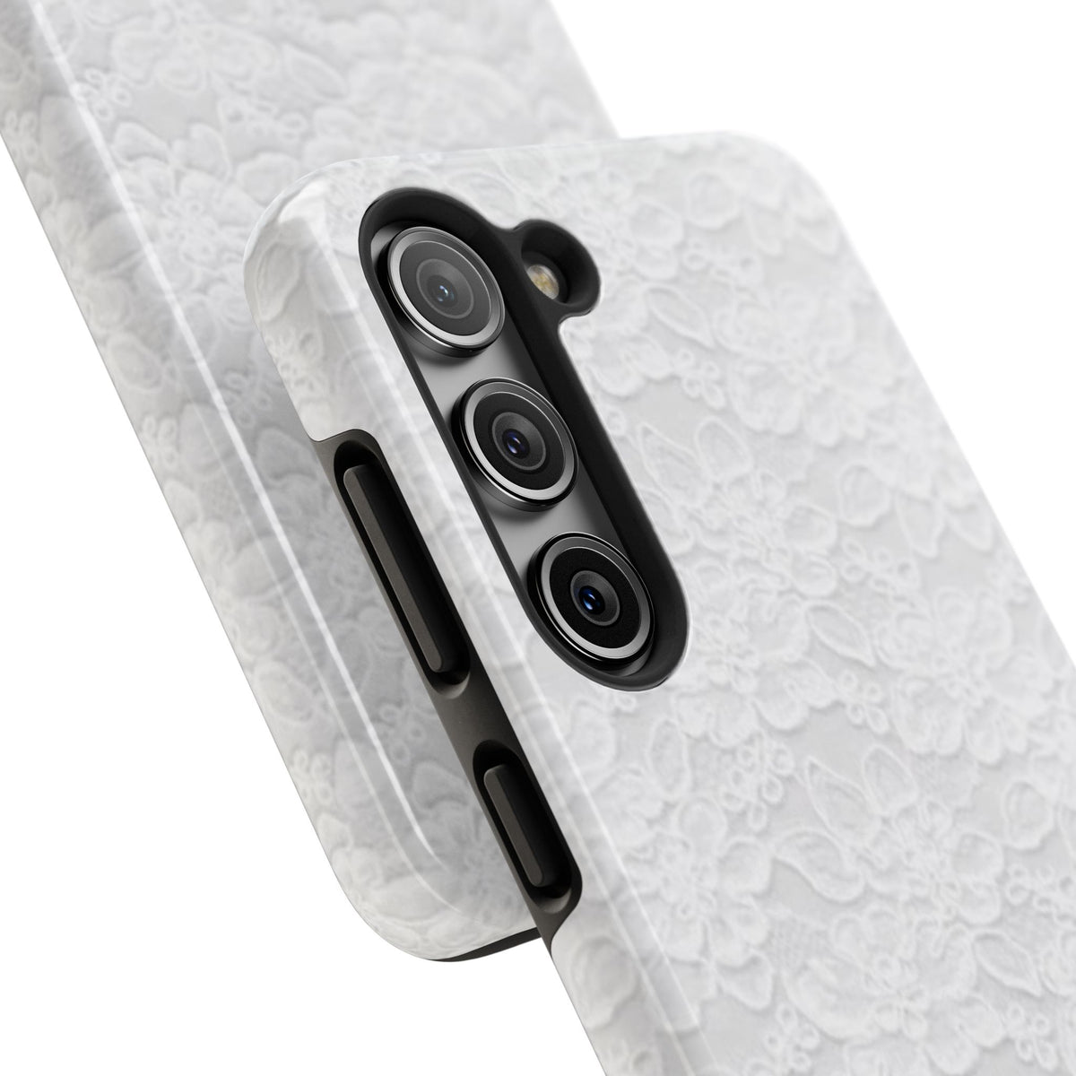 White Lace Coquette Phone Case